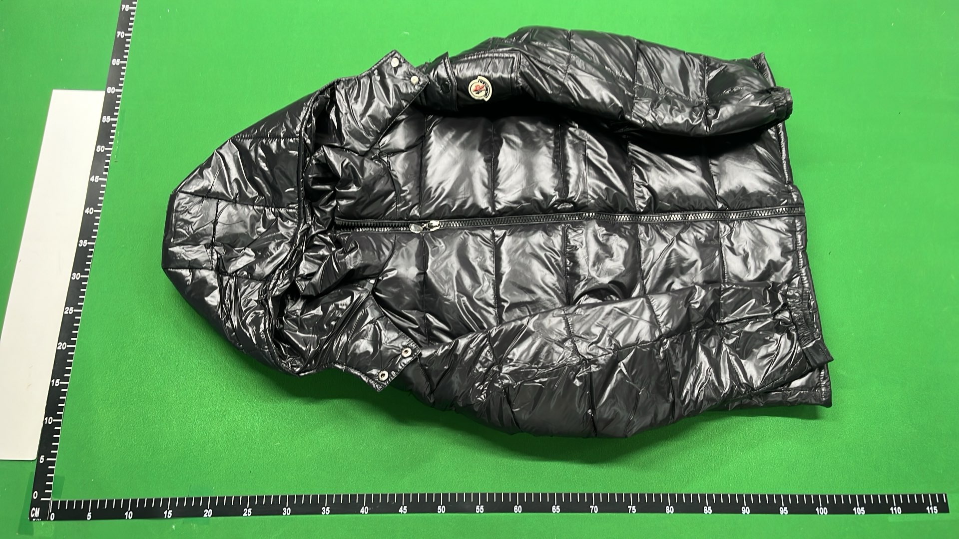 Black Glossy Down Jacket for Men - Warm Winter Coat with Hood