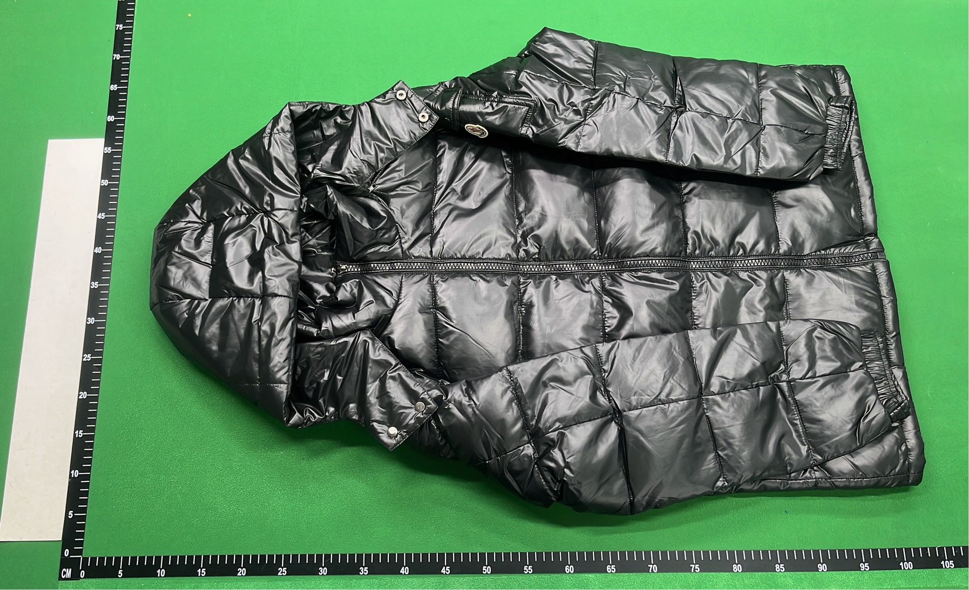 Black Glossy Down Jacket for Men - Warm Winter Coat with Hood