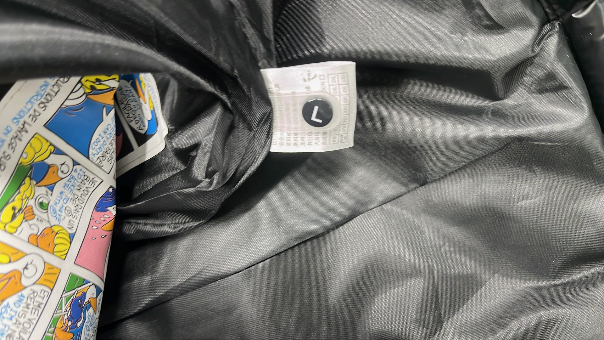 Black Glossy Down Jacket for Men - Warm Winter Coat with Hood