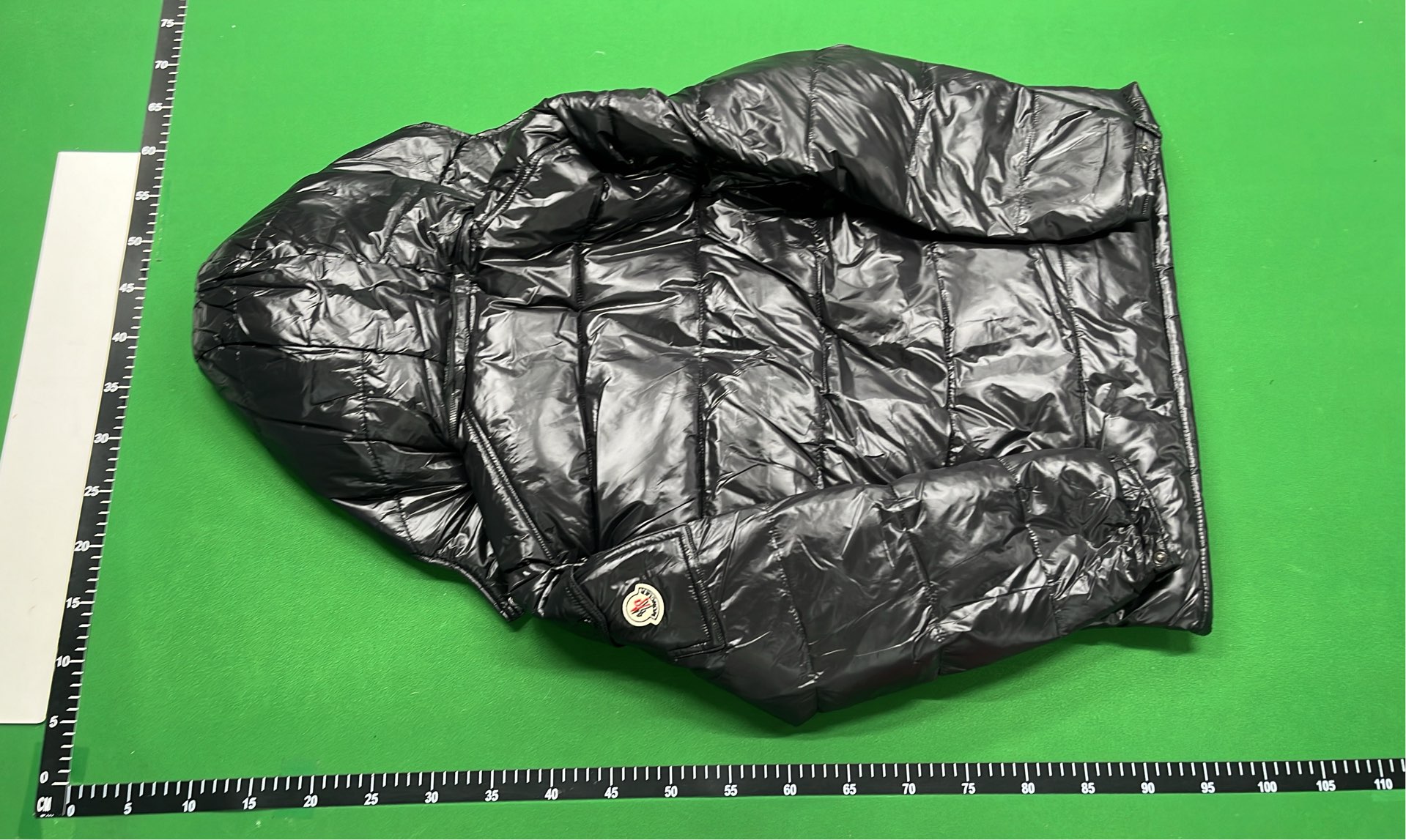 Black Glossy Down Jacket for Men - Warm Winter Coat with Hood