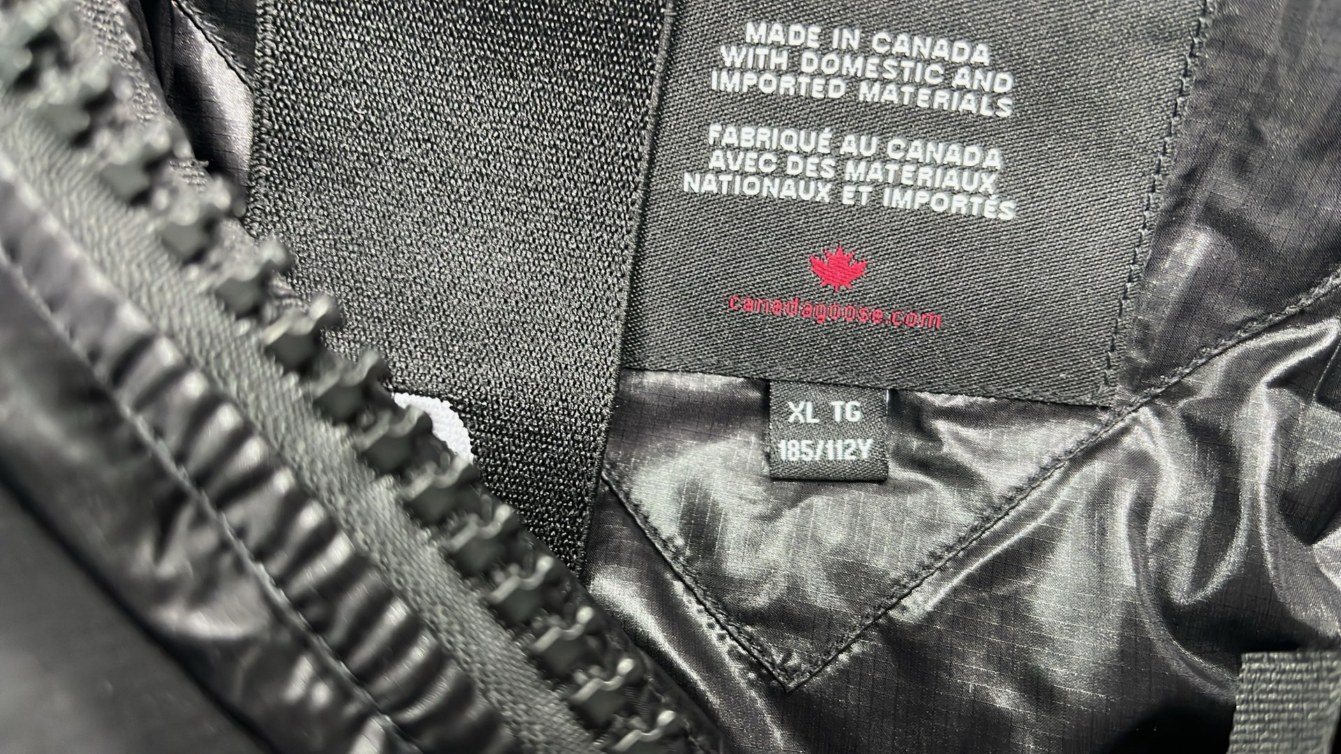 Canada Goose Black Puffer Jacket with Hood