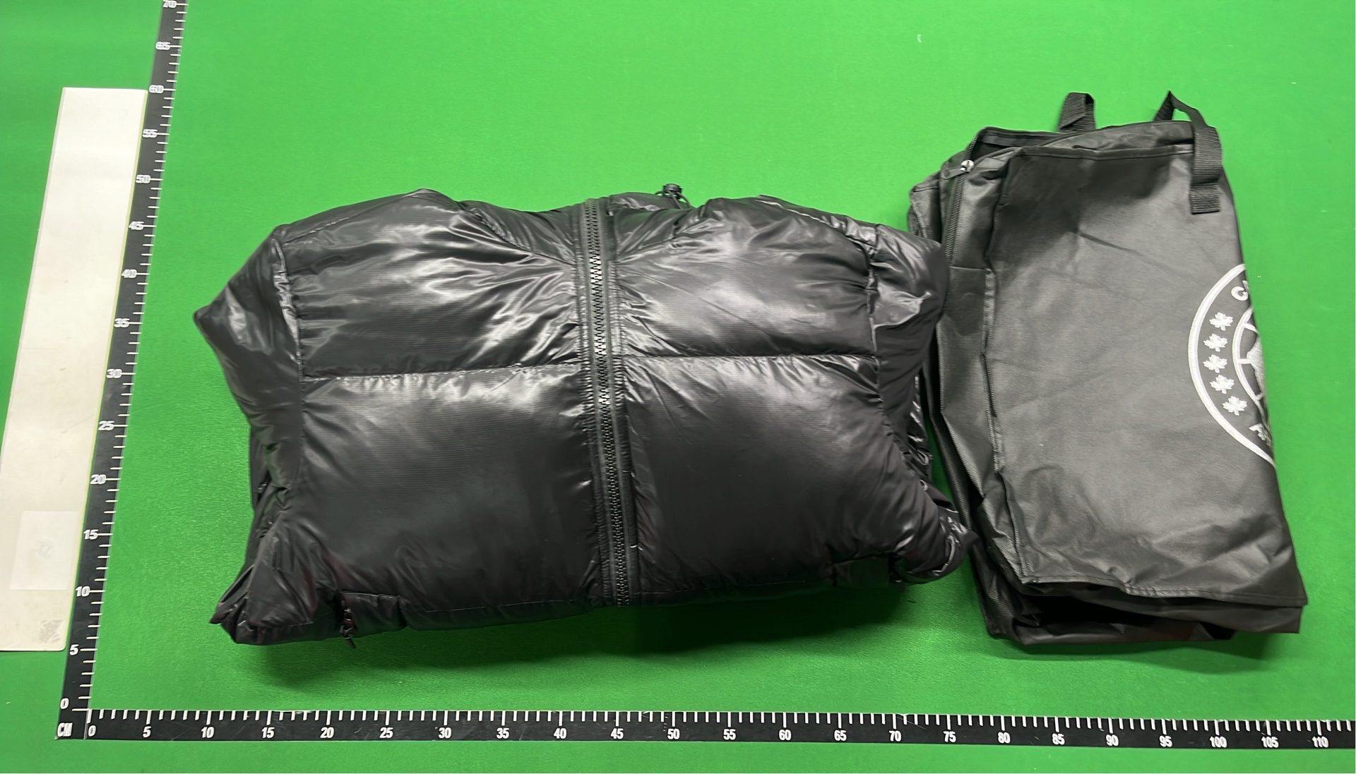 Canada Goose Black Puffer Jacket with Hood