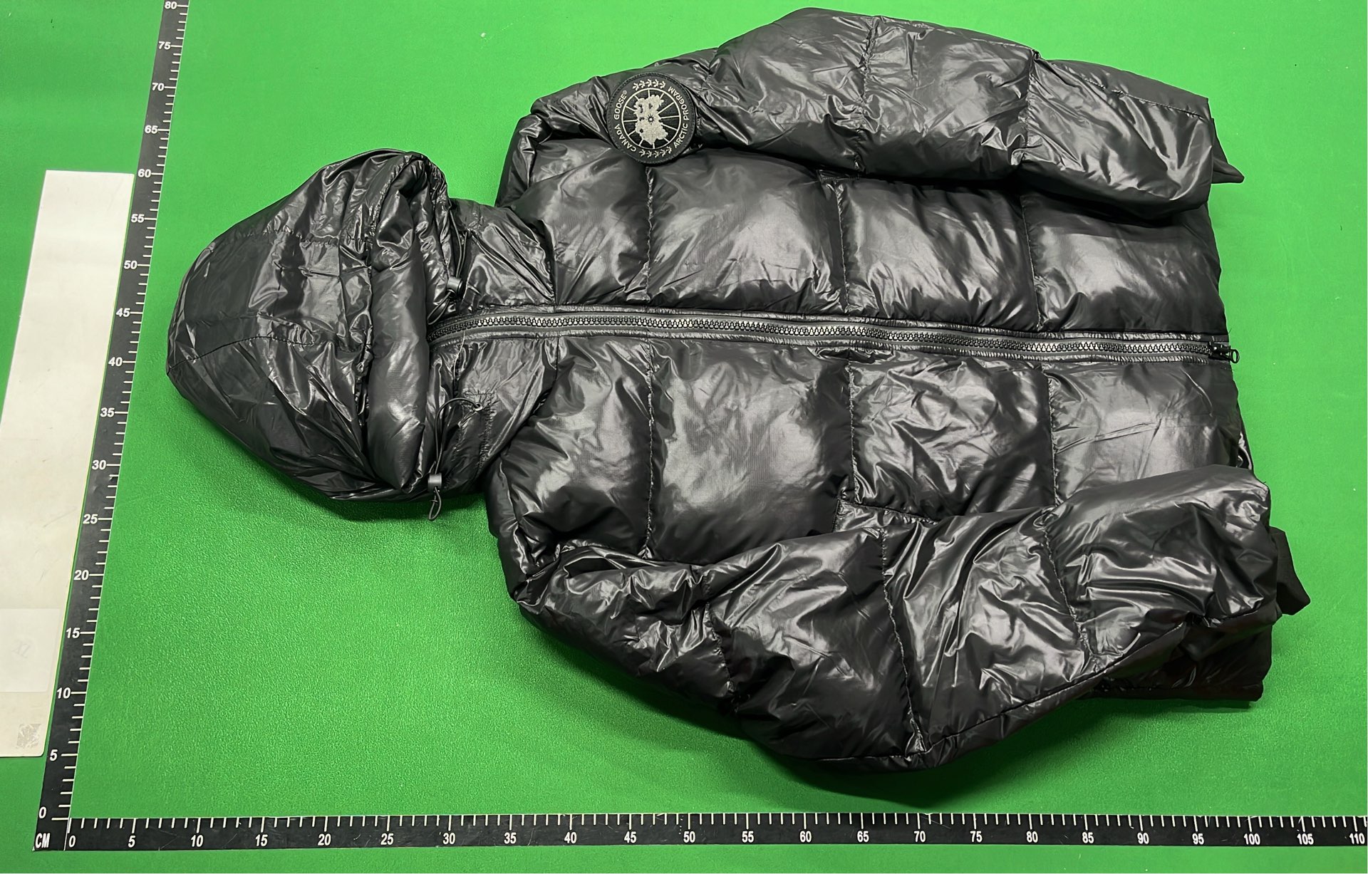 Canada Goose Black Puffer Jacket with Hood