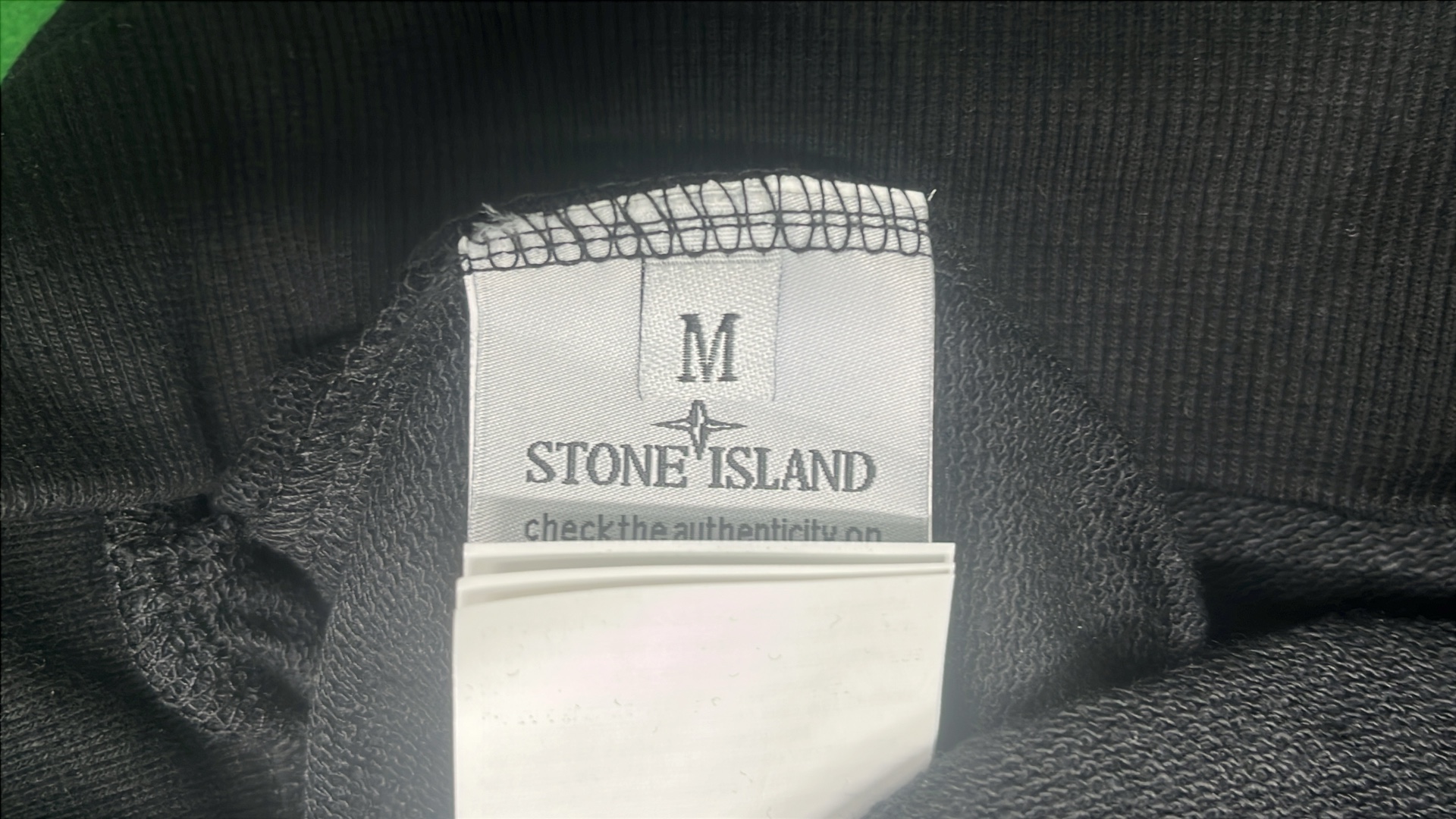 Stone Island Dark Gray Zip-Up Hoodie with Logo Patch