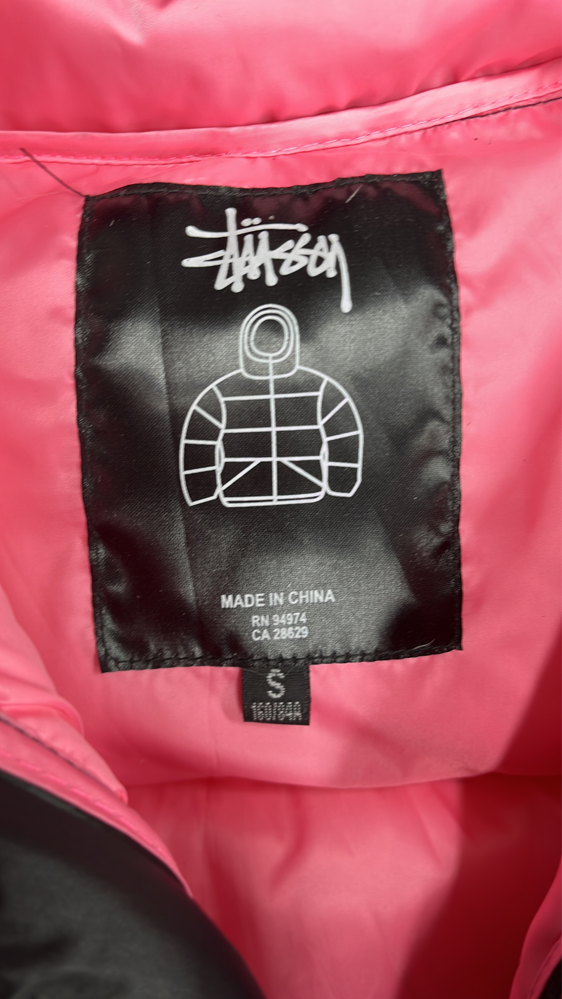 Stussy Puffer Jacket with Hood