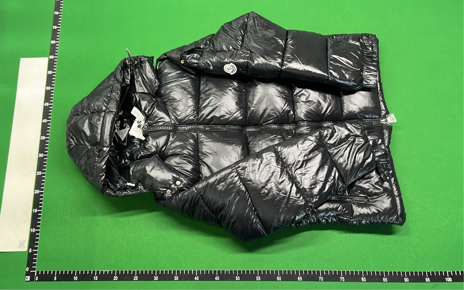 Moncler Black Puffer Jacket with Hood