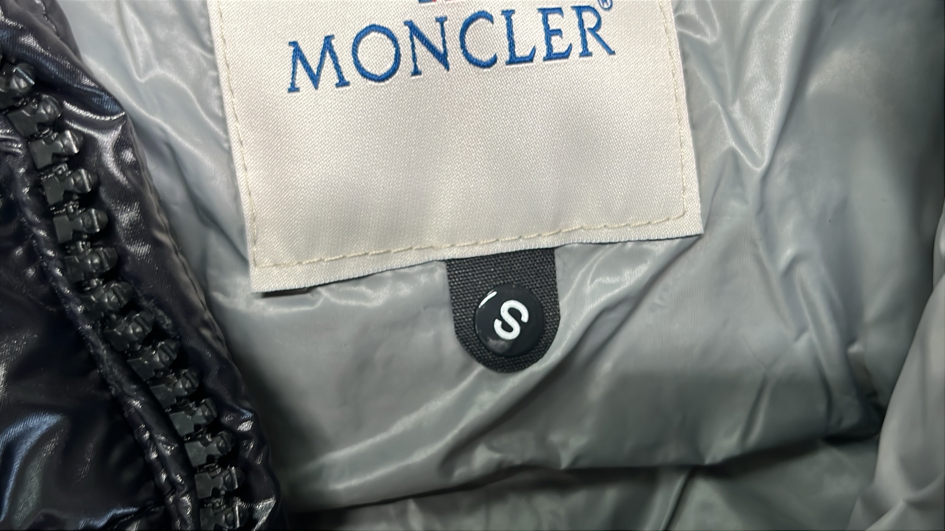 Moncler Black Puffer Jacket with Hood