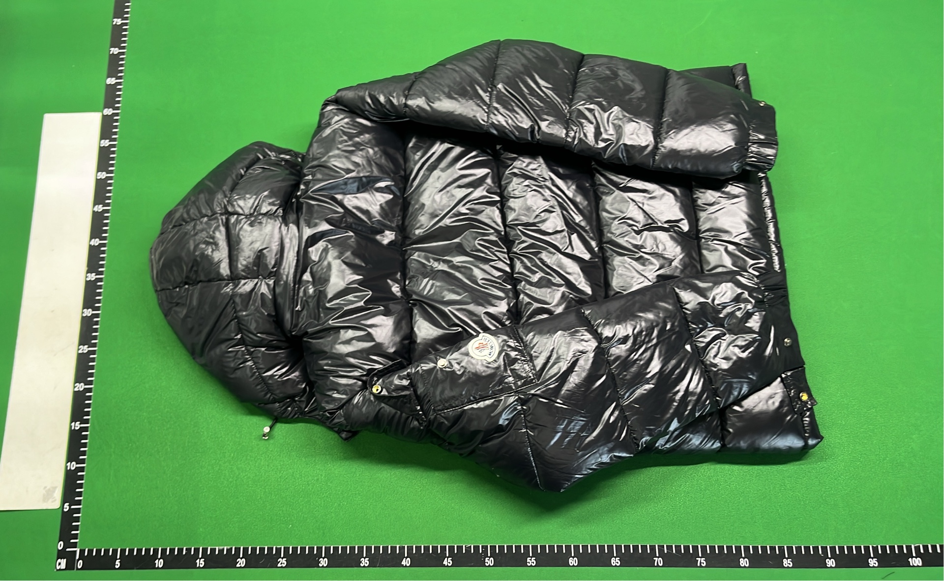 Moncler Black Puffer Jacket with Hood
