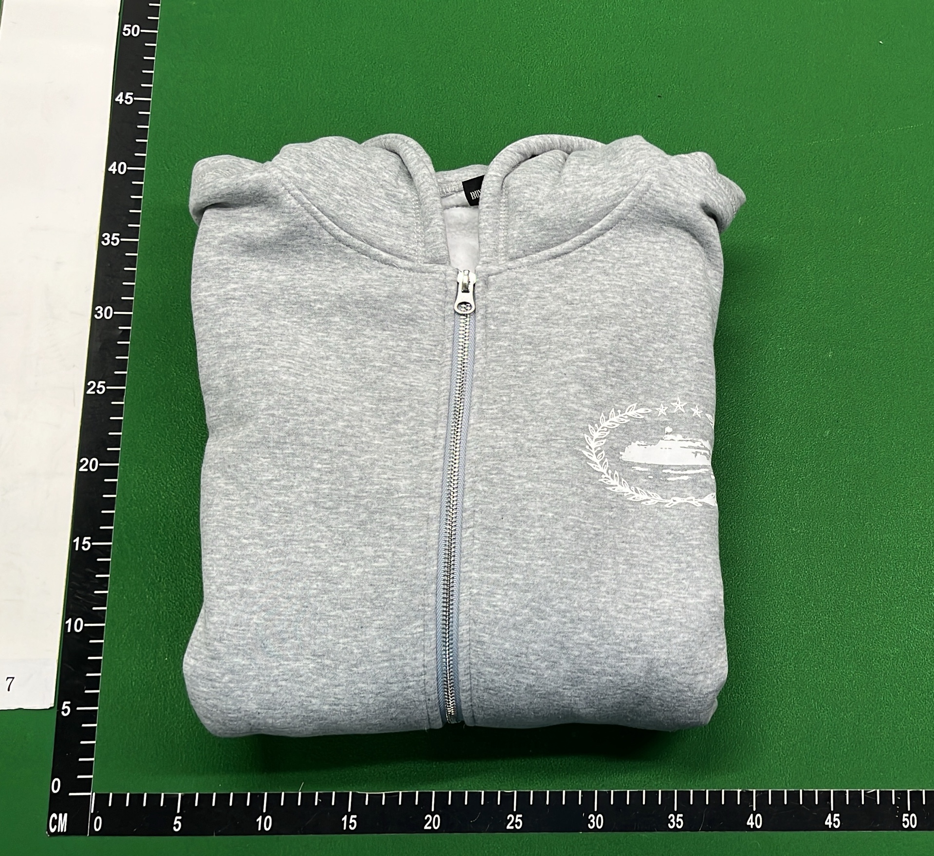 Gray Zip-Up Hoodie Sweatshirt for Men and Women