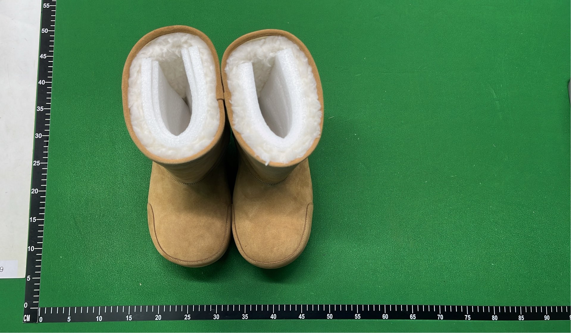 Brown Suede Winter Boots with Faux Fur Lining