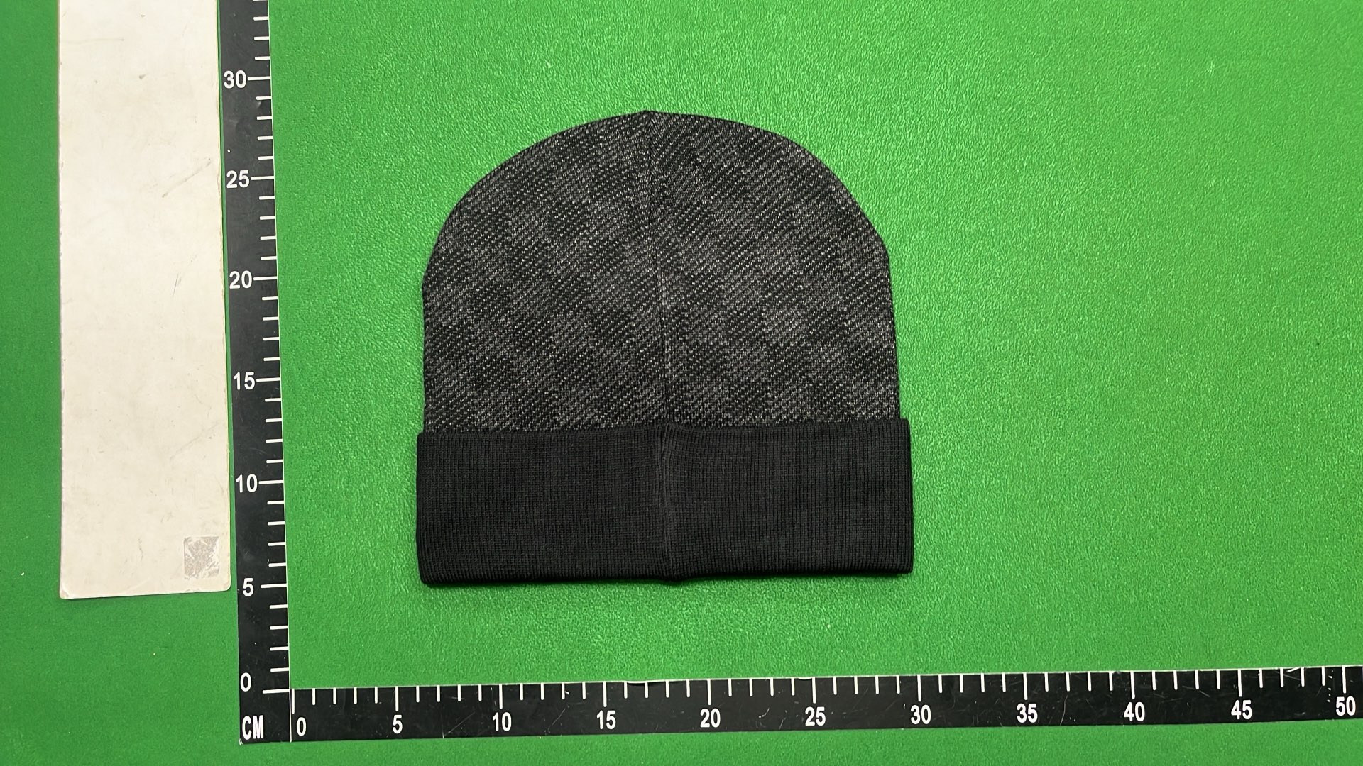 201# Blue Knit Beanie Hat with Logo Dust Bag