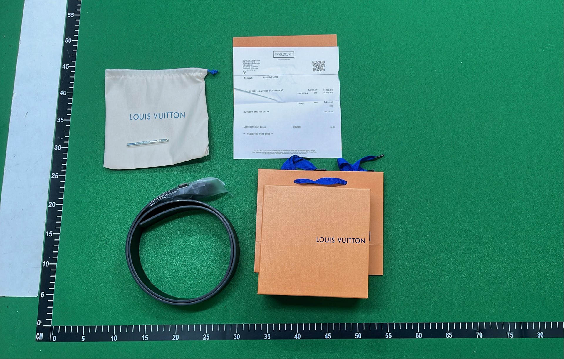 Louis Vuitton LV Monogram Canvas Belt in Multiple Colors