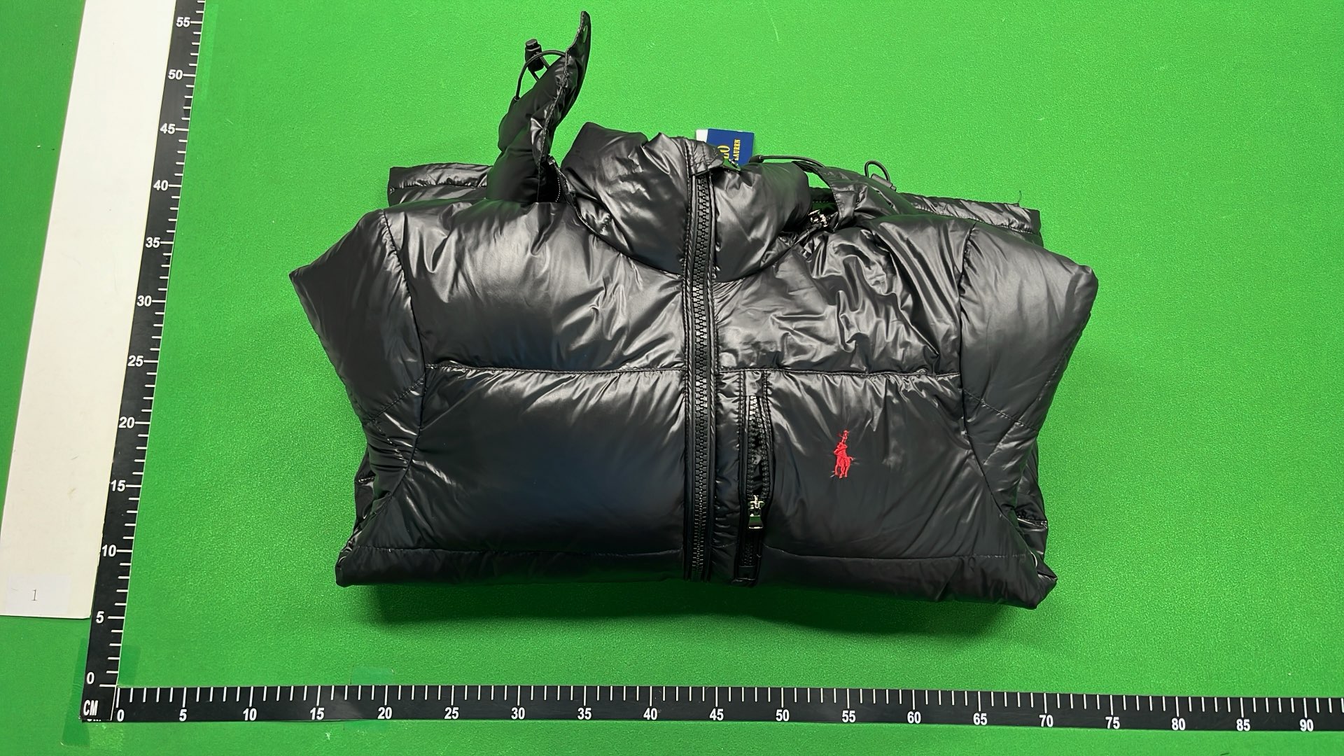 Men's Navy Blue Down Puffer Jacket with Hood