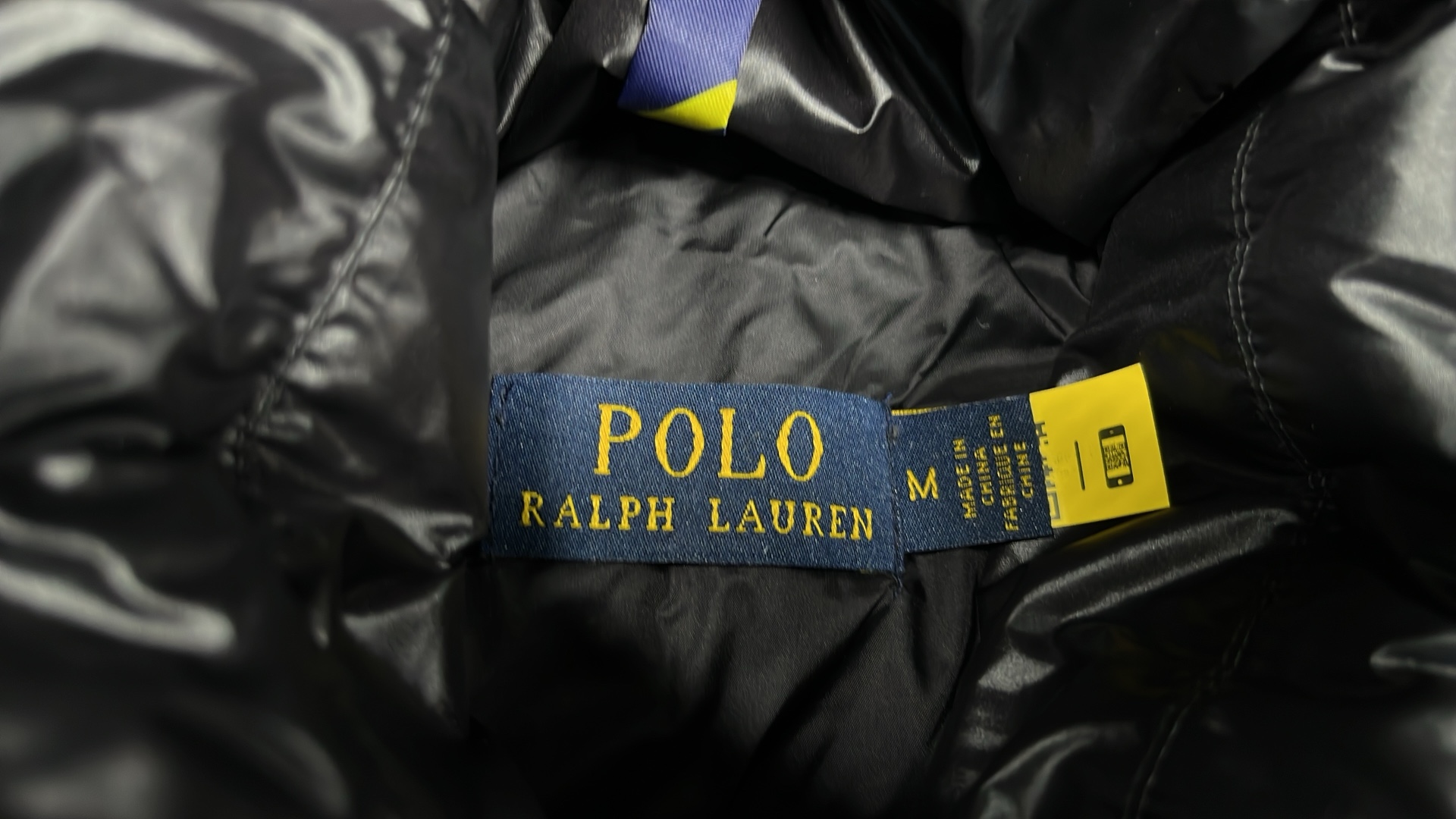 Men's Navy Blue Down Puffer Jacket with Hood