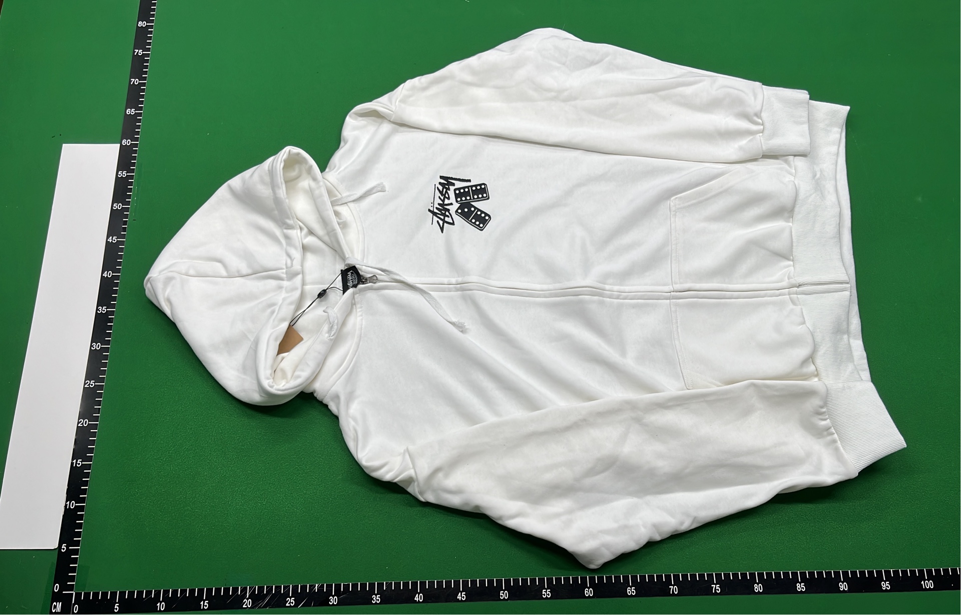 Stussy Dominoes Zip Hoodie Black