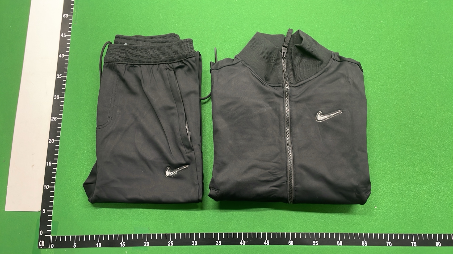 Black Tracksuit Set for Men - Zip-Up Jacket & Pants