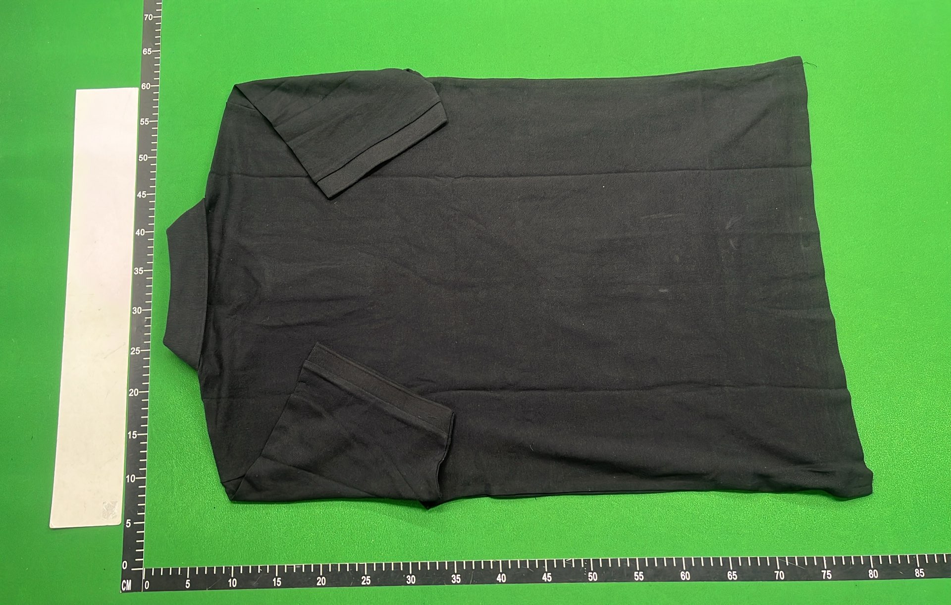 Black Custom Slim Fit Polo Shirt with White Pony Logo