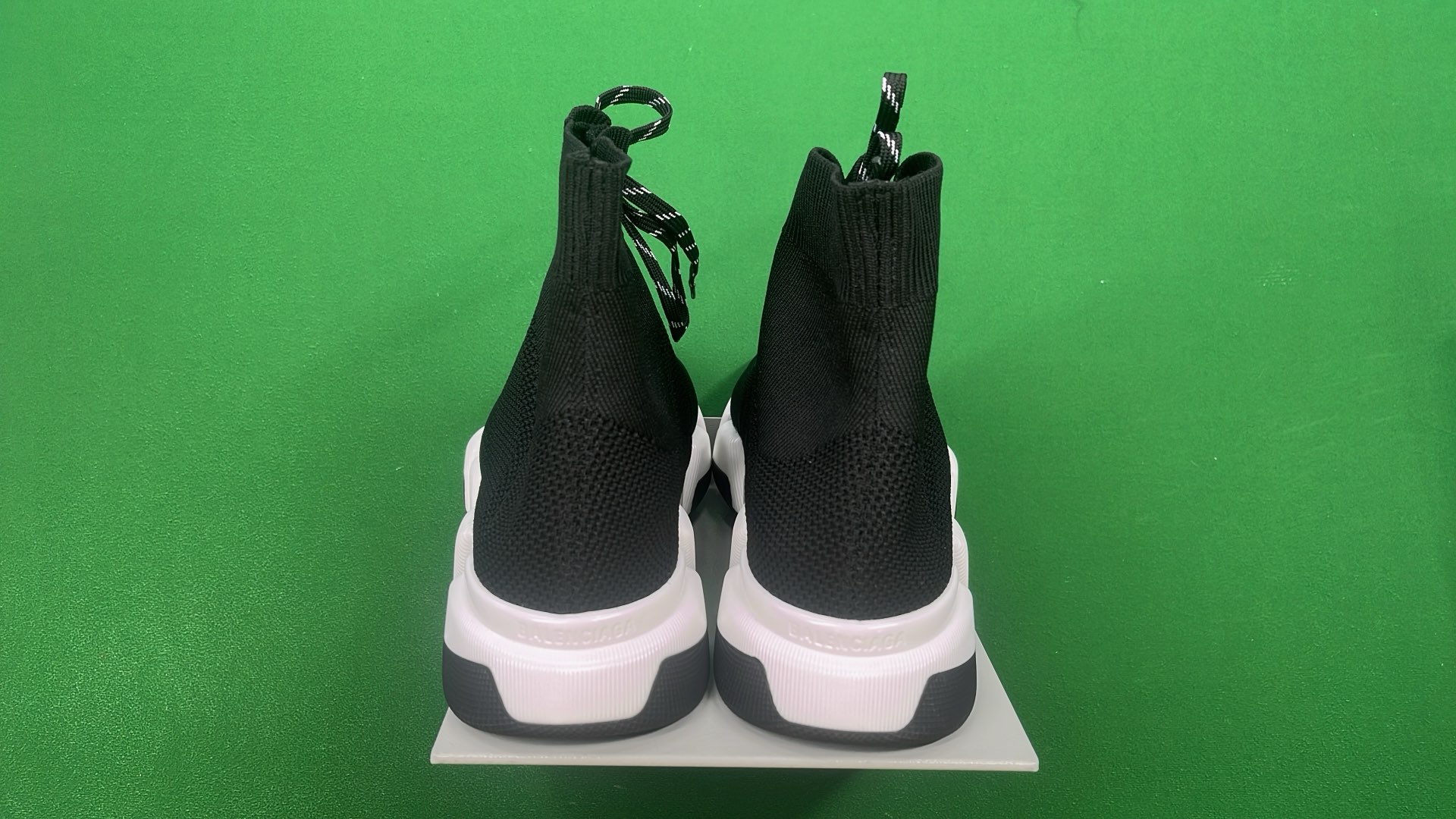 Balenciaga Speed Trainer Sneakers Black Knit High-Top Shoes