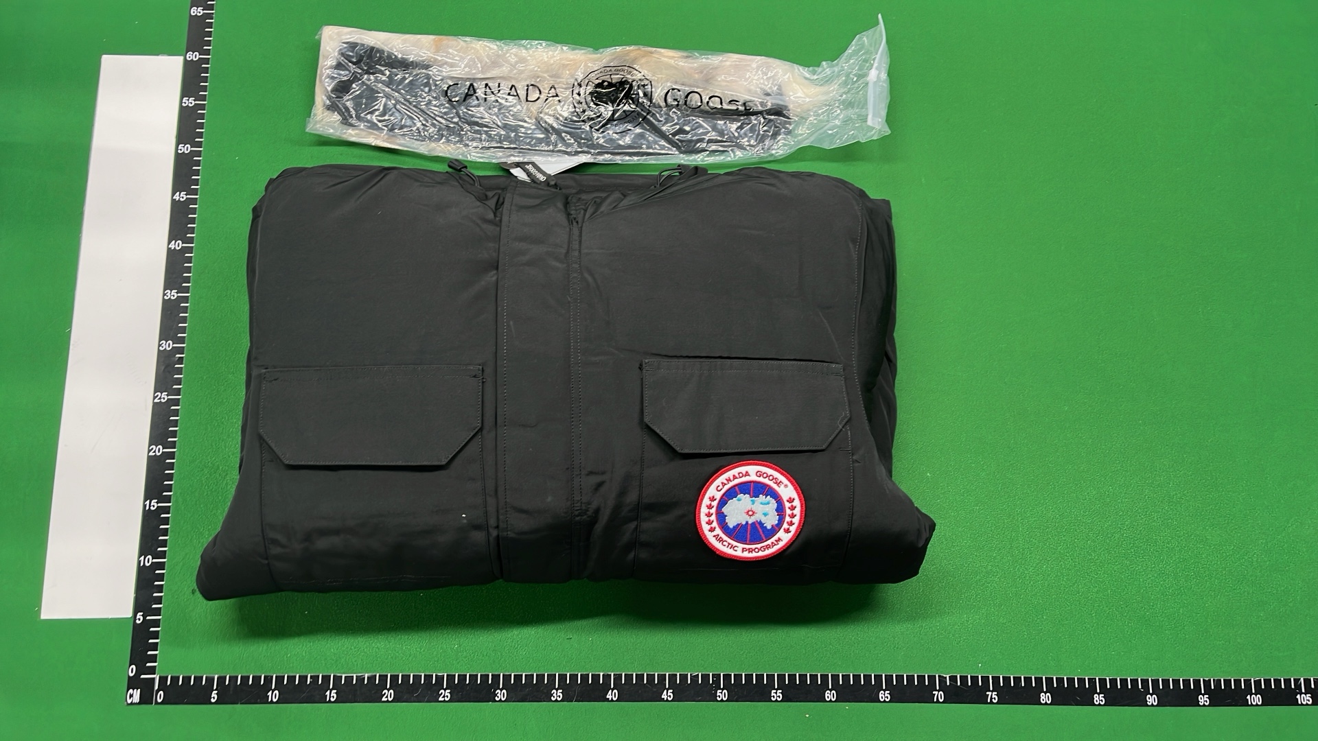 Black Winter Parka with Fur Hood