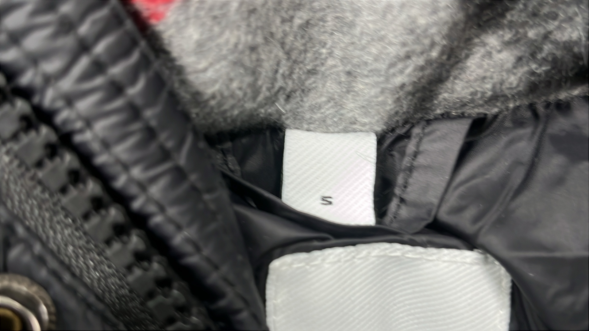 Burberry Black Down Jacket with Check Lining Hood