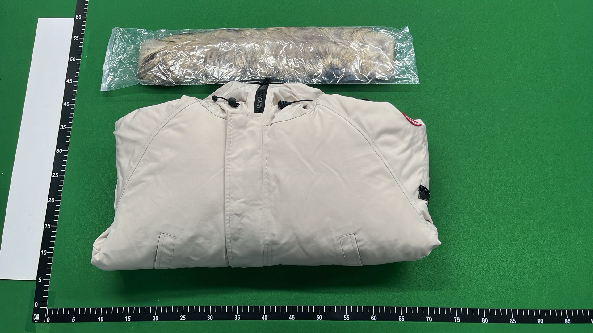 Canada Goose Blue Parka with Fur Trim Hood