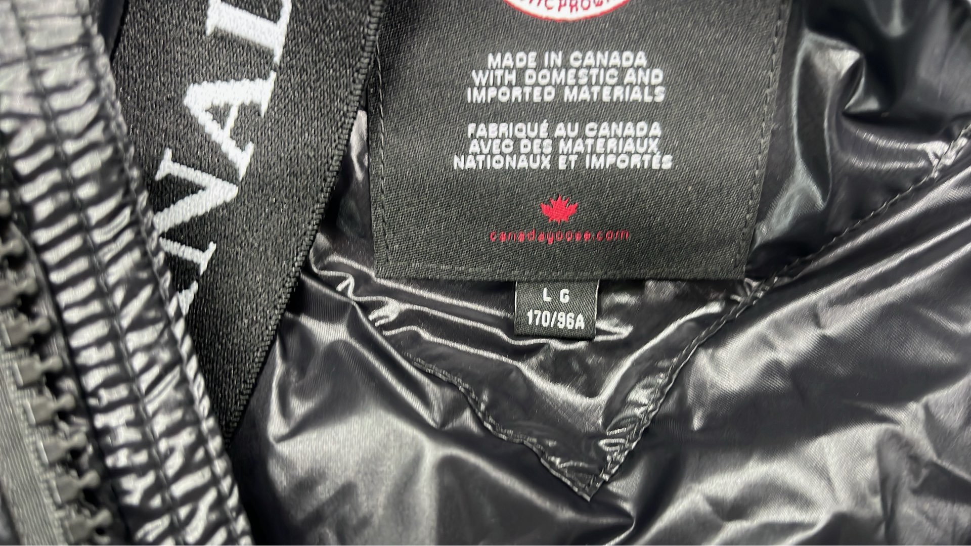 Black Moncler Down Jacket with Logo Patch