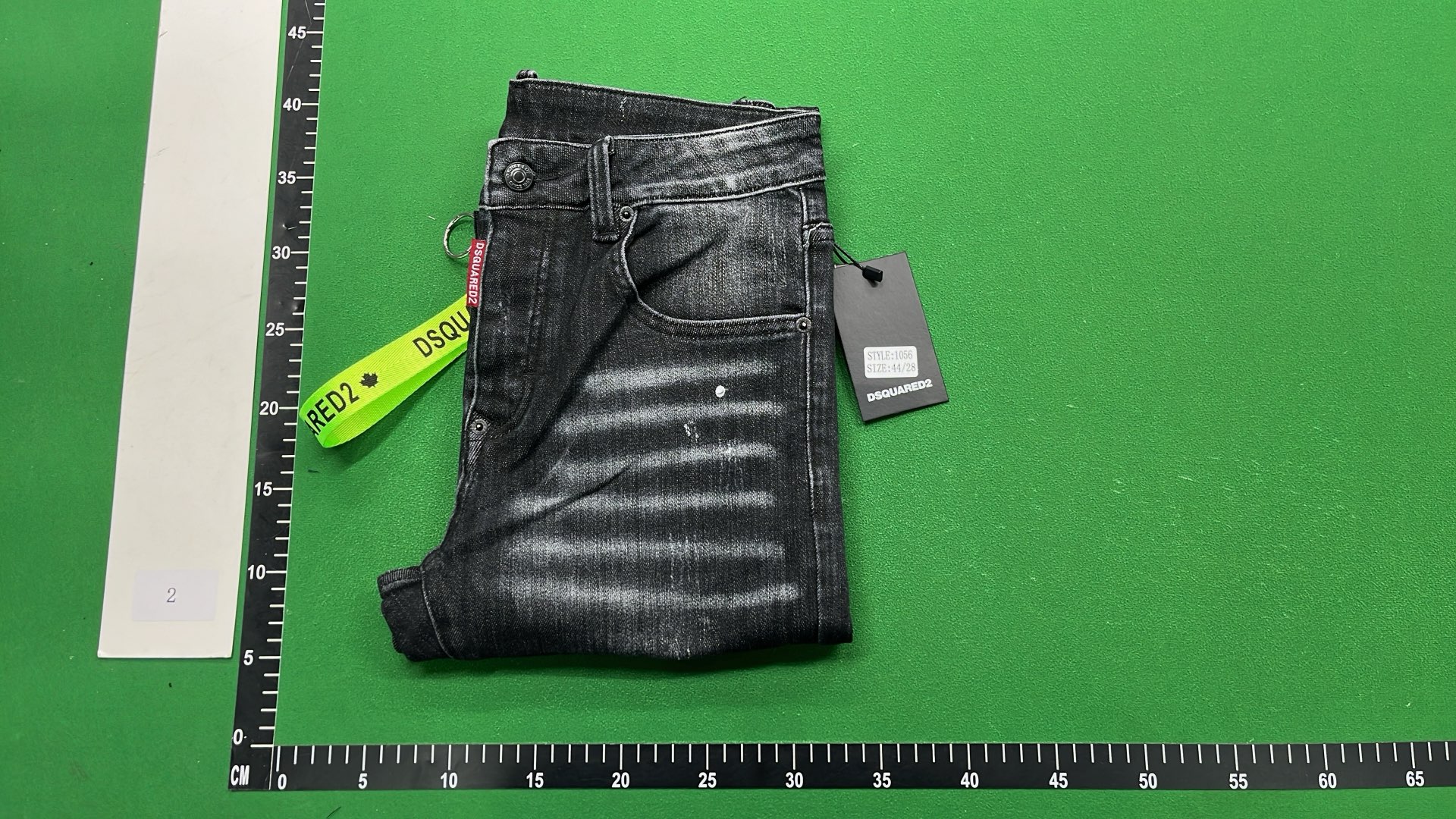 DSQUARED2 ICON Printed Black Jeans for Men