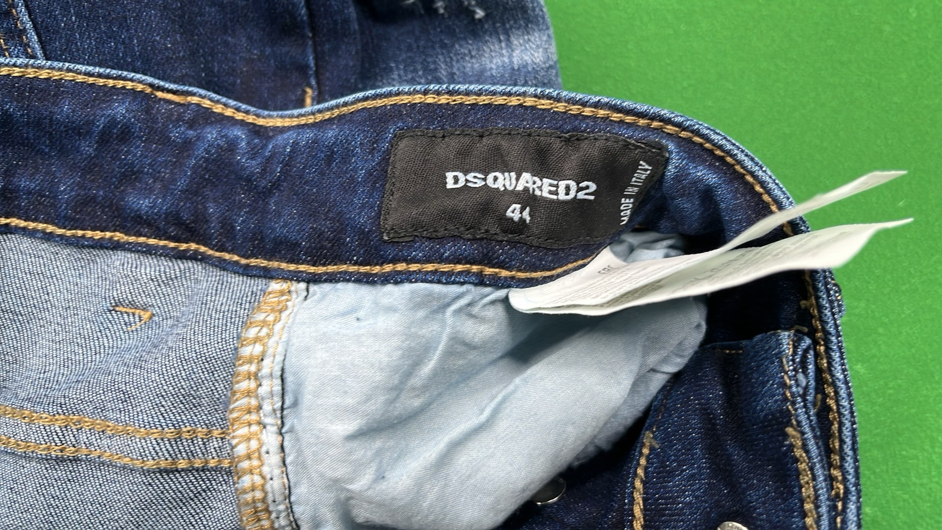 DSQUARED2 ICON Printed Black Jeans for Men