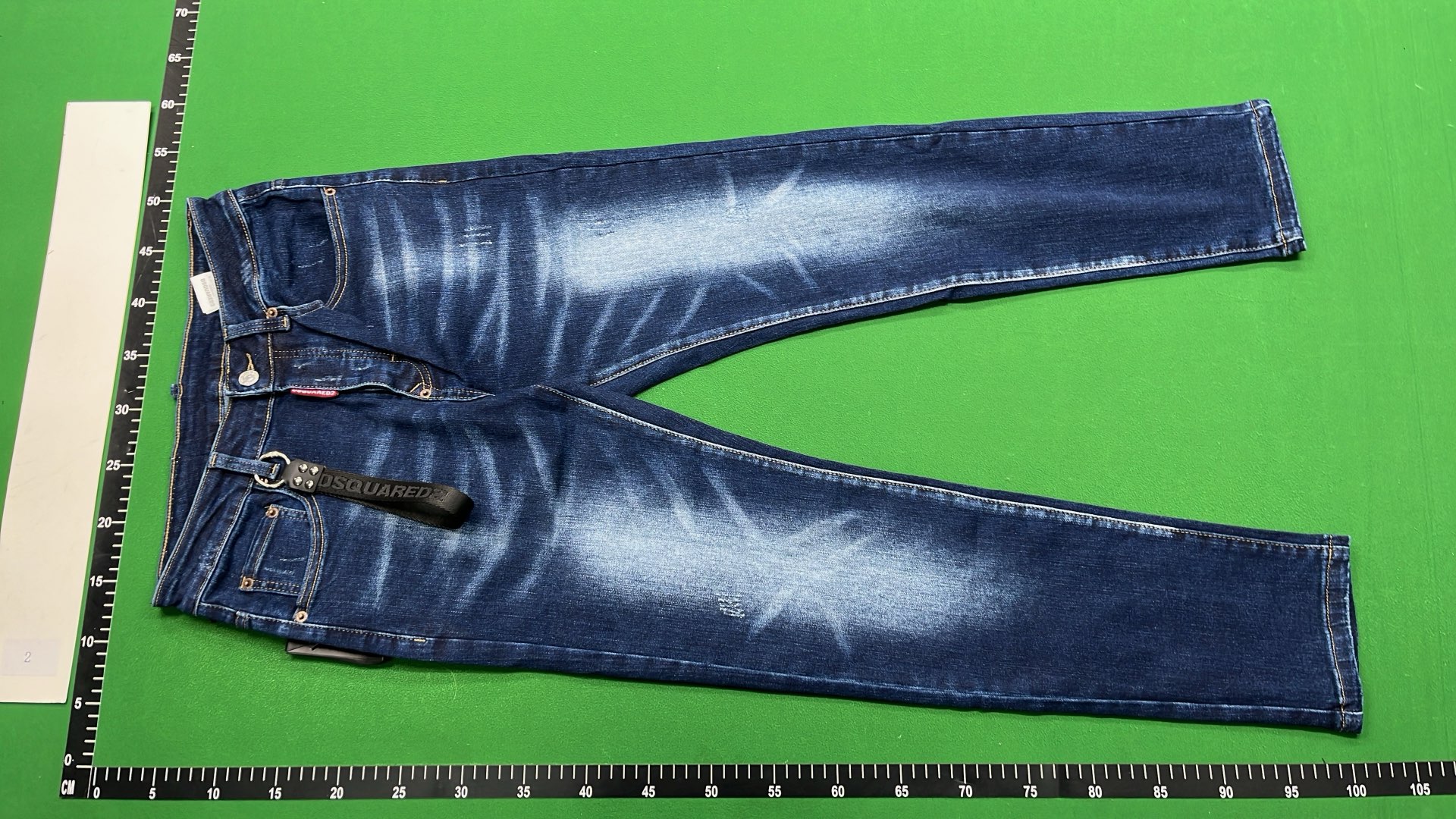 DSQUARED2 ICON Printed Black Jeans for Men