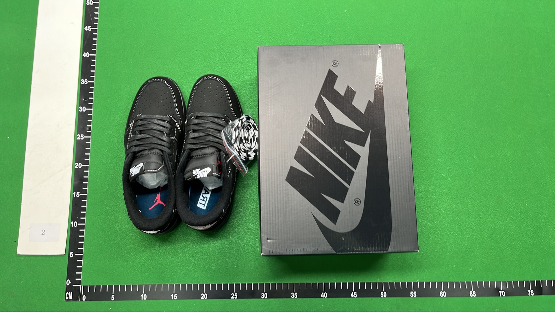 Air Jordan 1 Low OG Black White Olive Sneakers