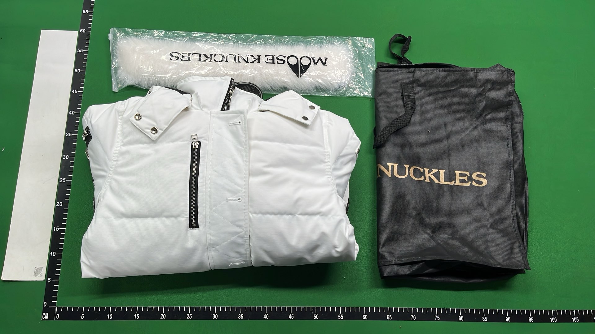 Moncler Women's Black Puffer Jacket with Fur Hood