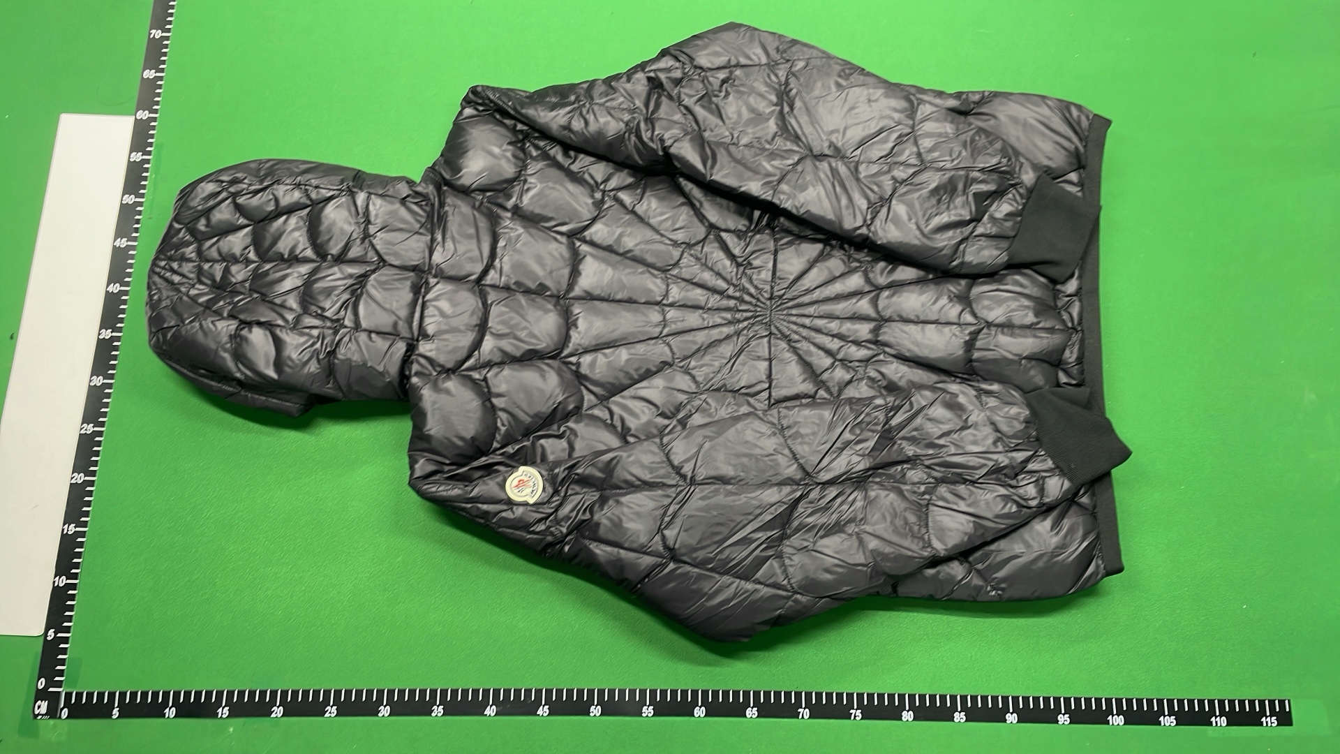 Black Quilted Hooded Puffer Jacket for Men Women