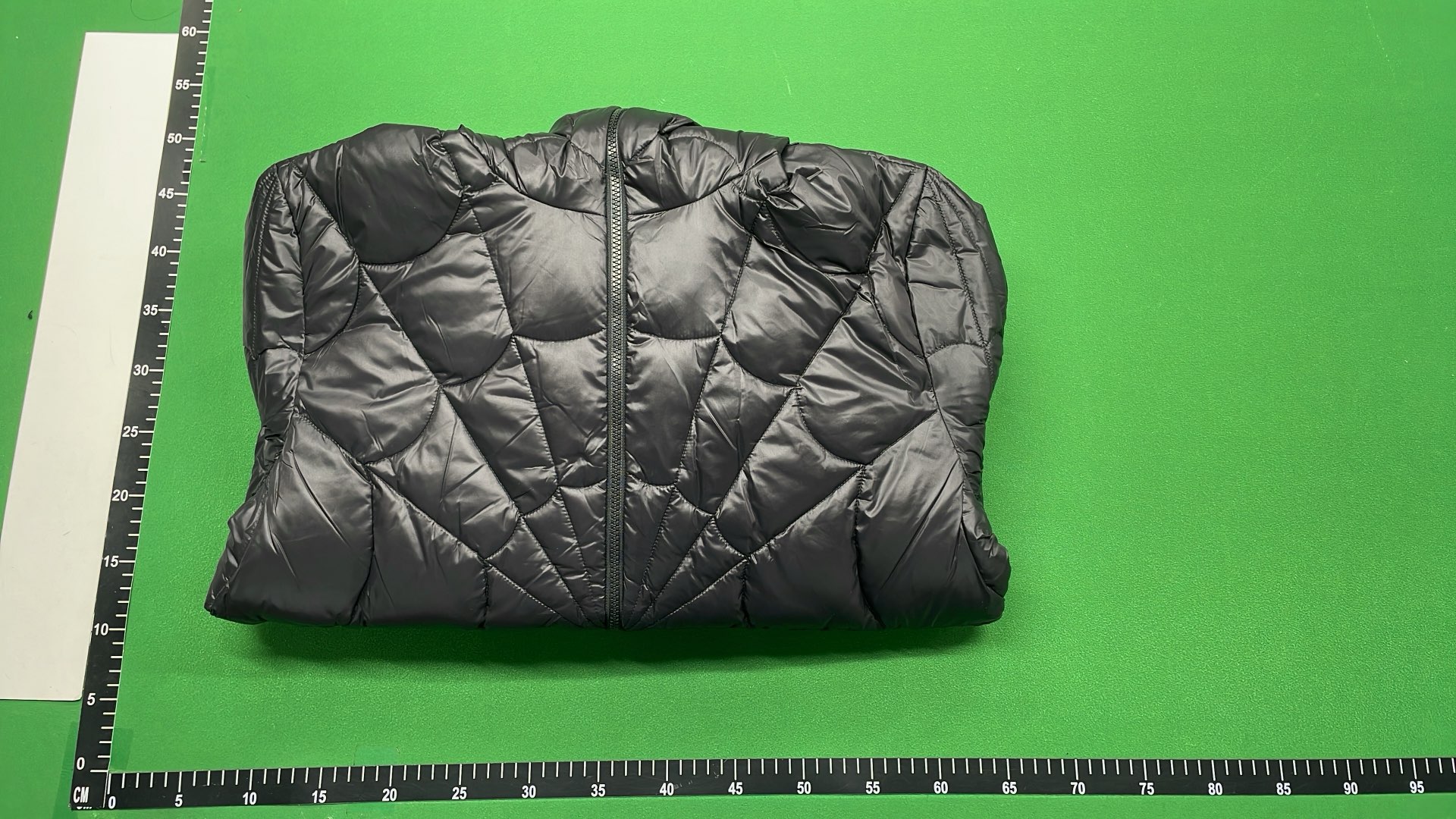 Black Quilted Hooded Puffer Jacket for Men Women