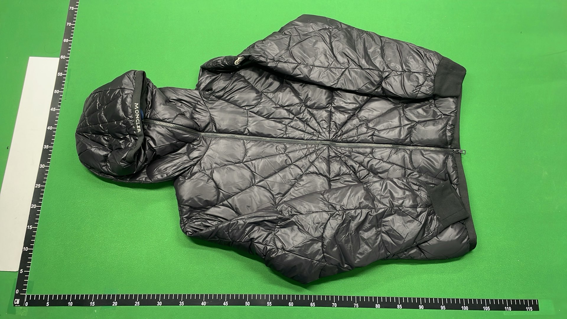 Black Quilted Hooded Puffer Jacket for Men Women