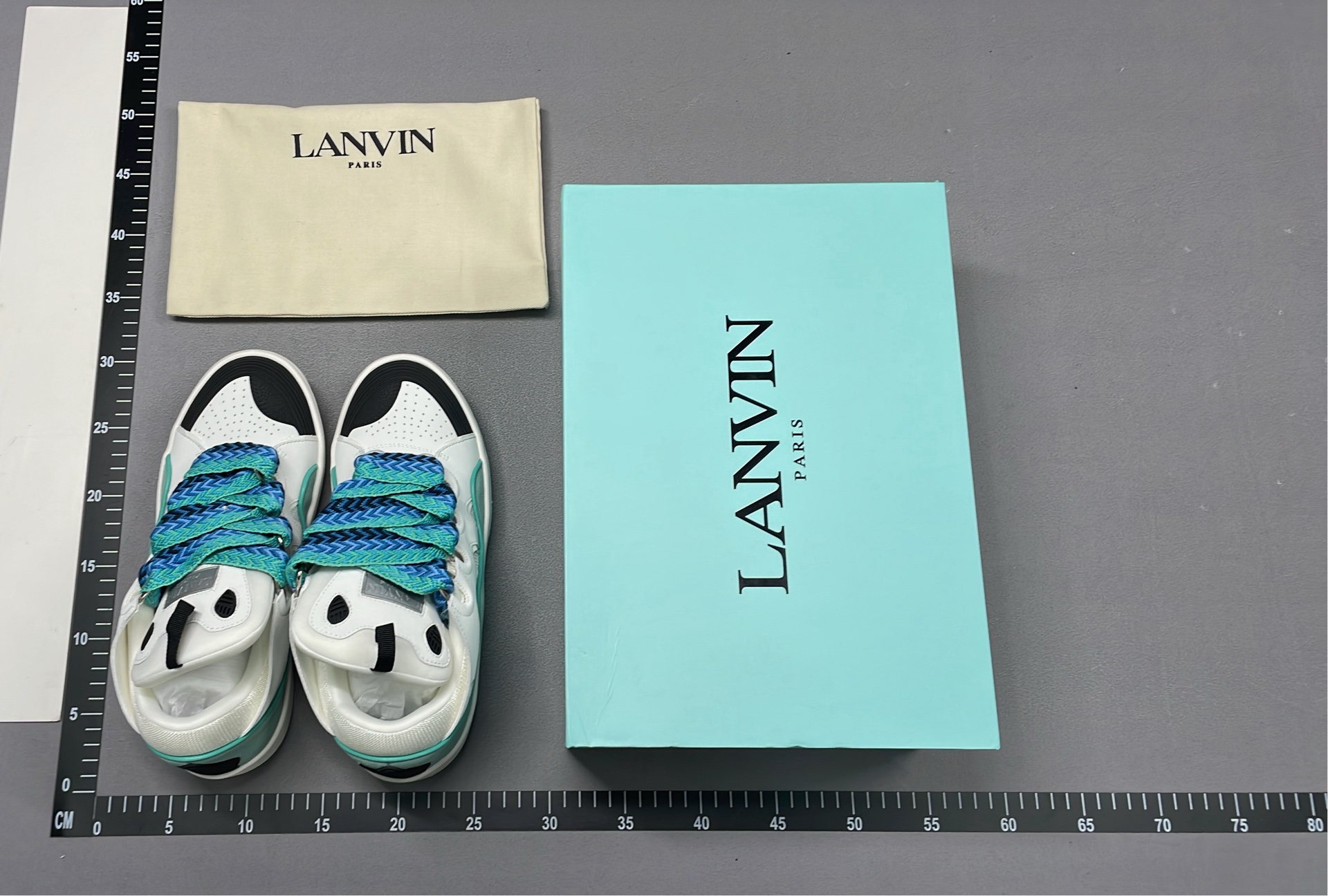 LANVIN Leather Curb Series Sneakers 365