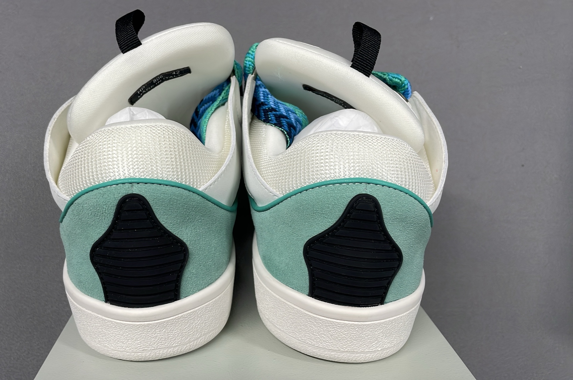 LANVIN Leather Curb Series Sneakers 365