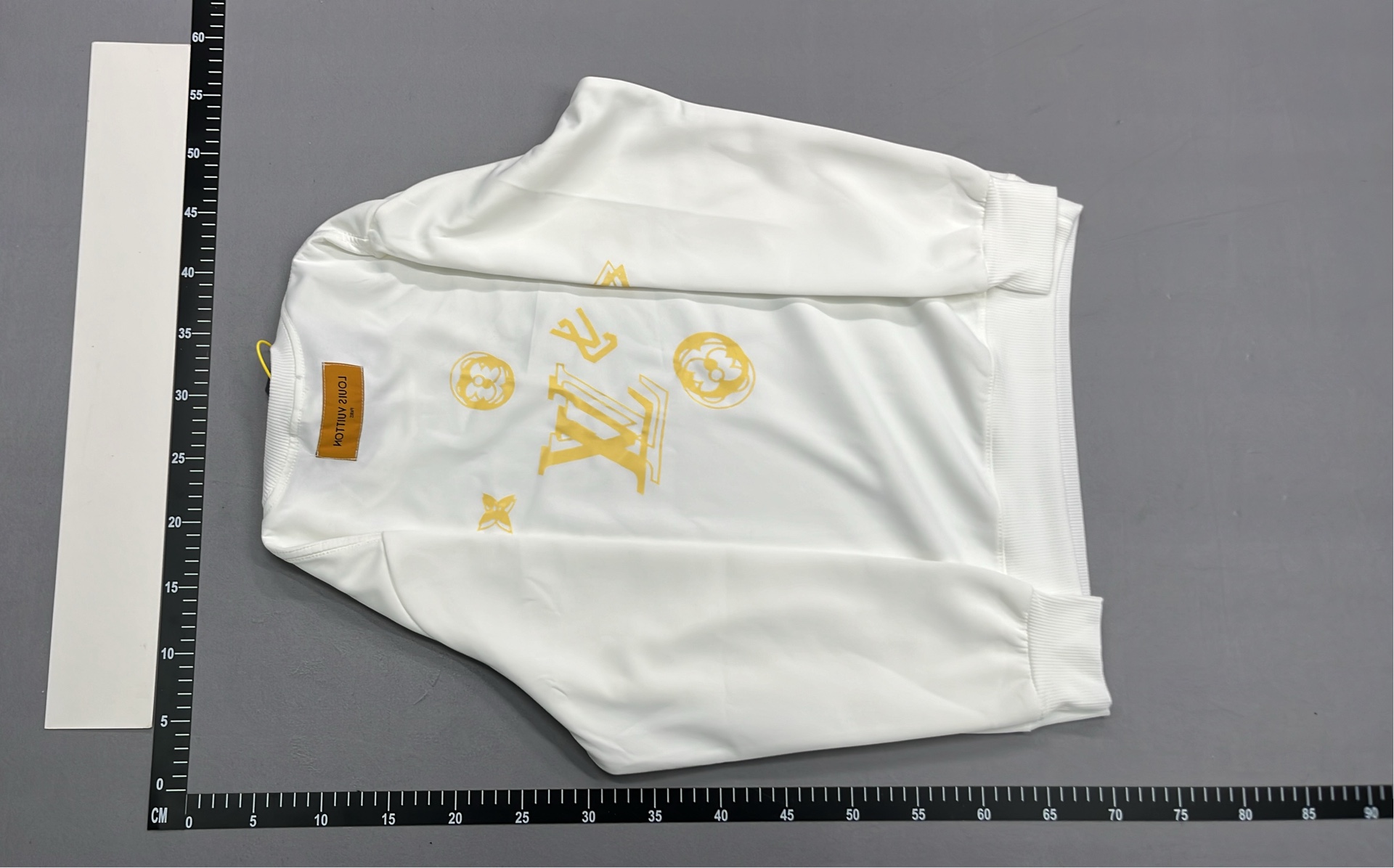 Balenciaga Logo Print Crewneck Sweatshirt White
