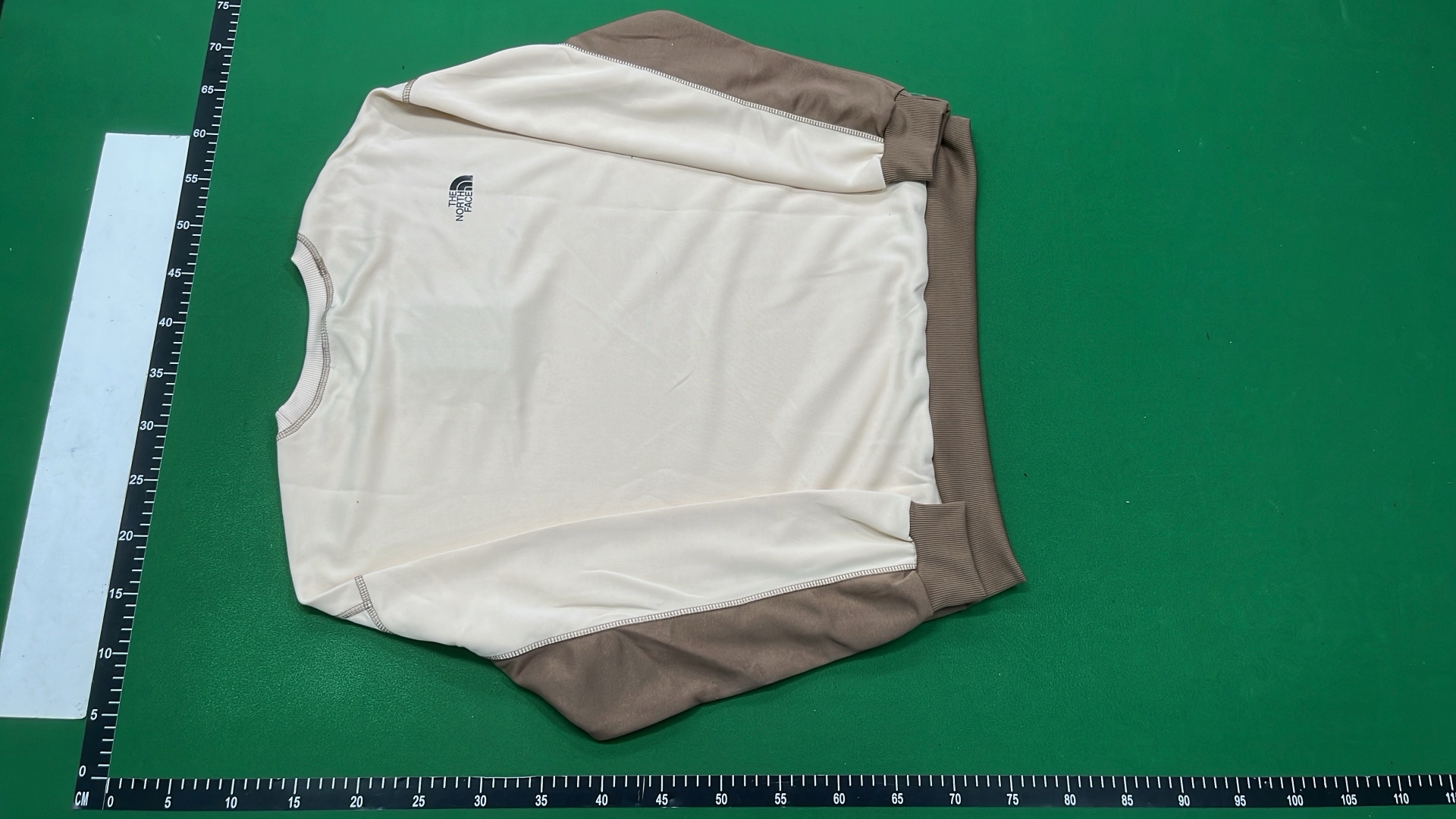 The North Face Blue and Gray Color-Block Crewneck Sweatshirt