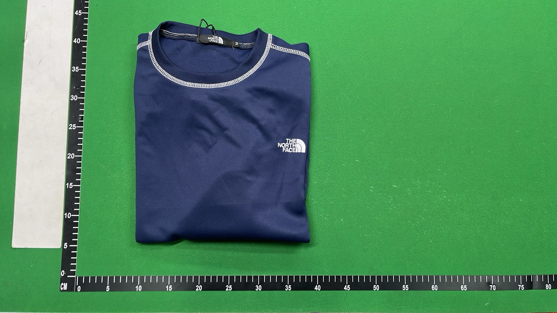 The North Face Blue and Gray Color-Block Crewneck Sweatshirt