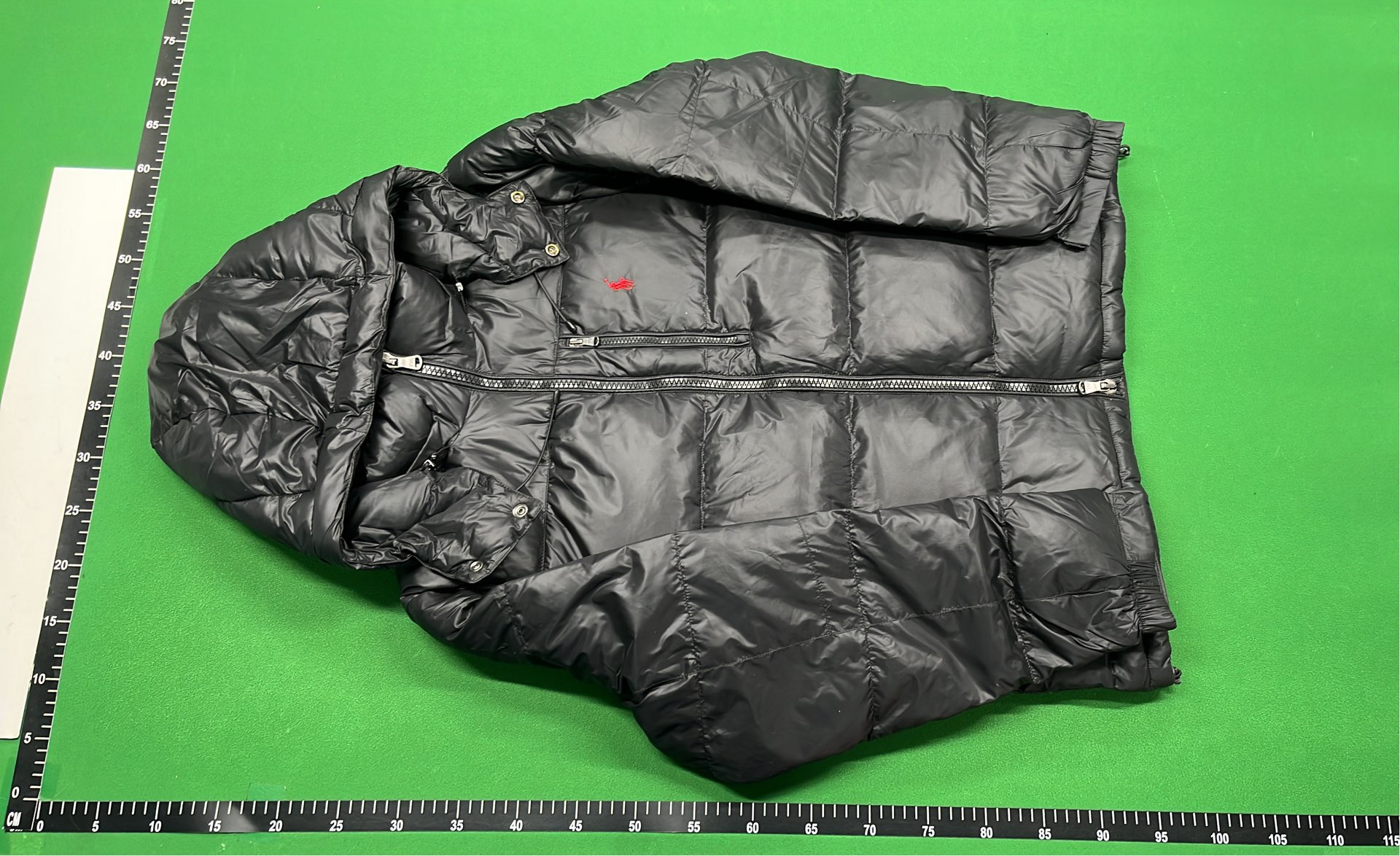 Moncler Black Puffer Jacket with Hood