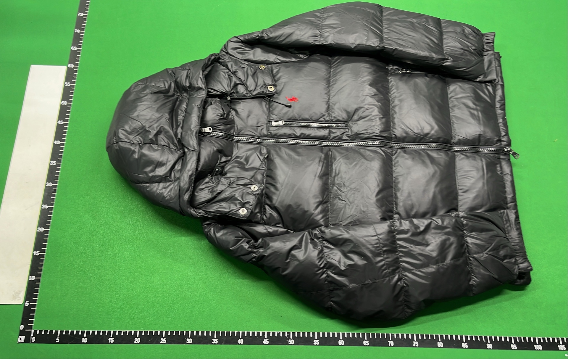 Moncler Black Puffer Jacket with Hood