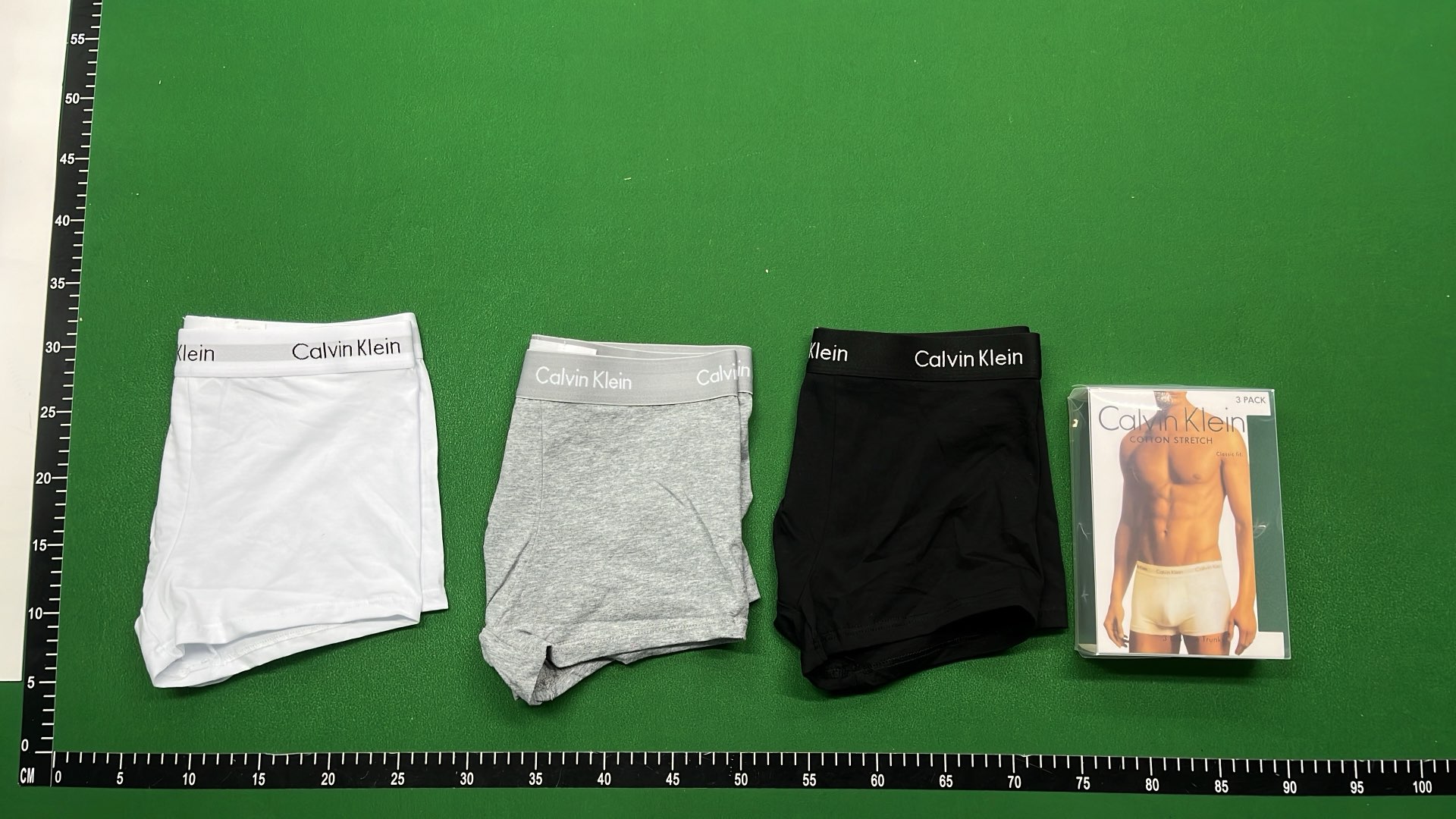Men's Cotton Boxer Briefs in White, Black and Gray