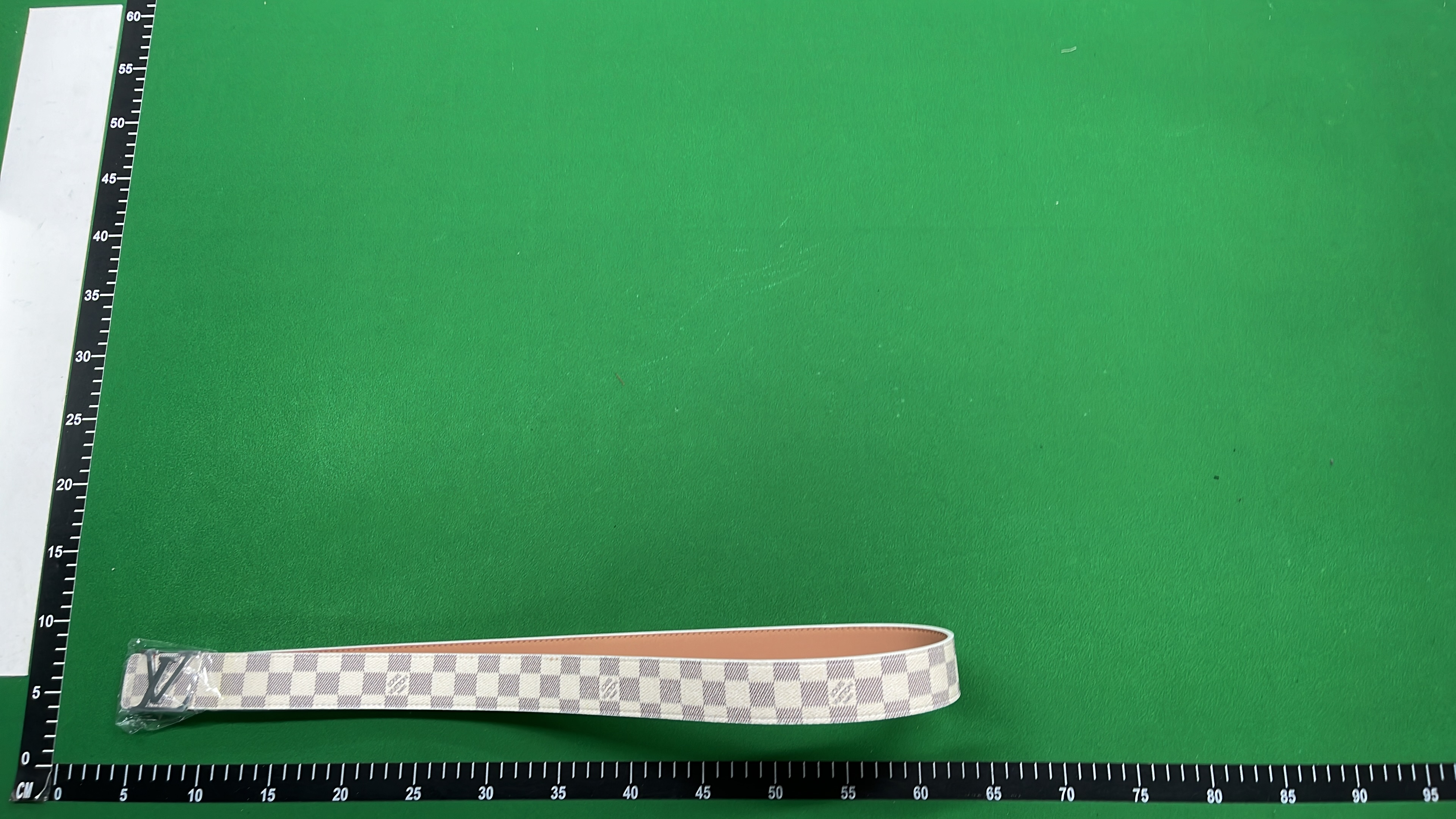Louis Vuitton Monogram Canvas Belt with LV Buckle