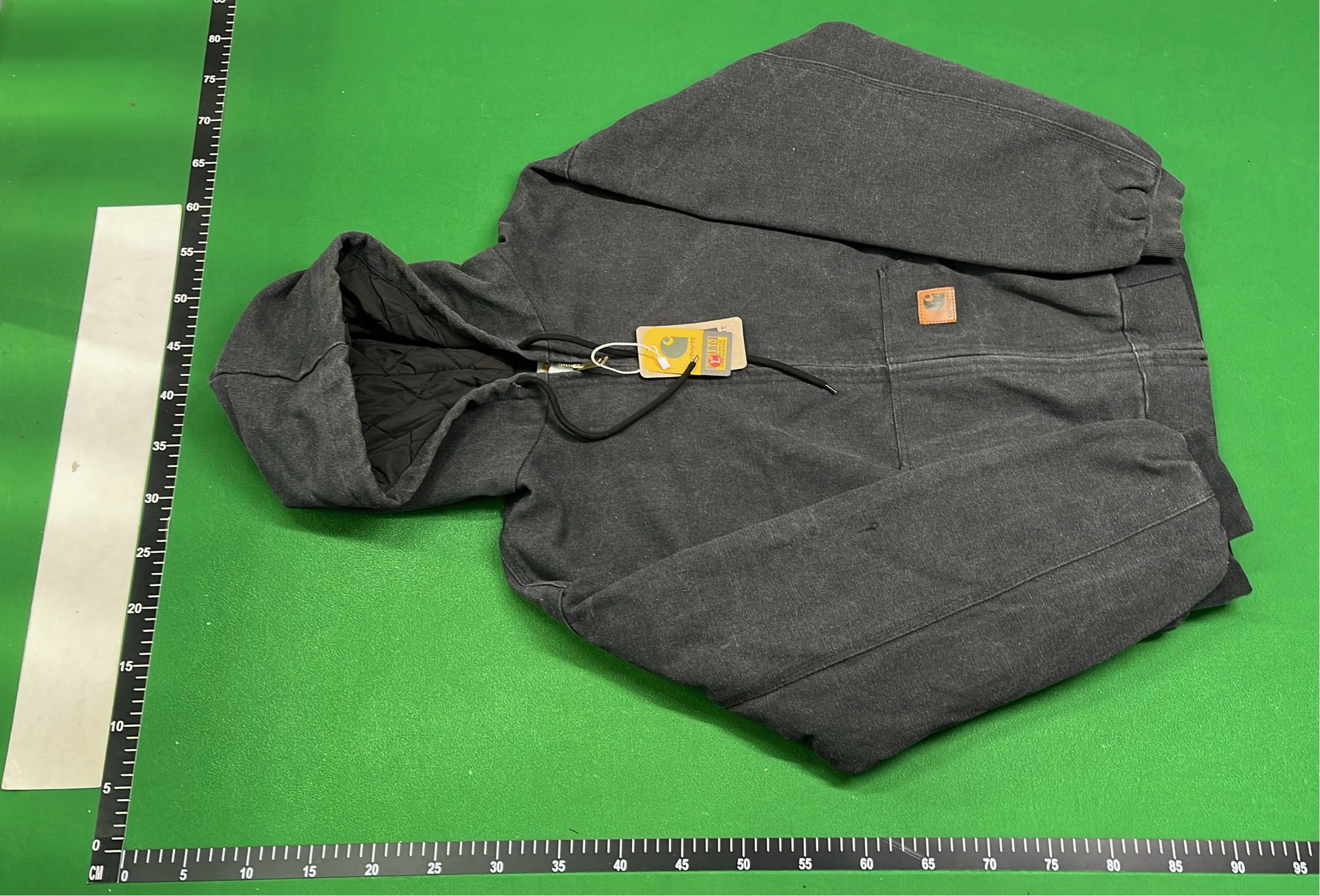 Carhartt WIP Hooded Jacket in Olive and Beige - Men's Workwear