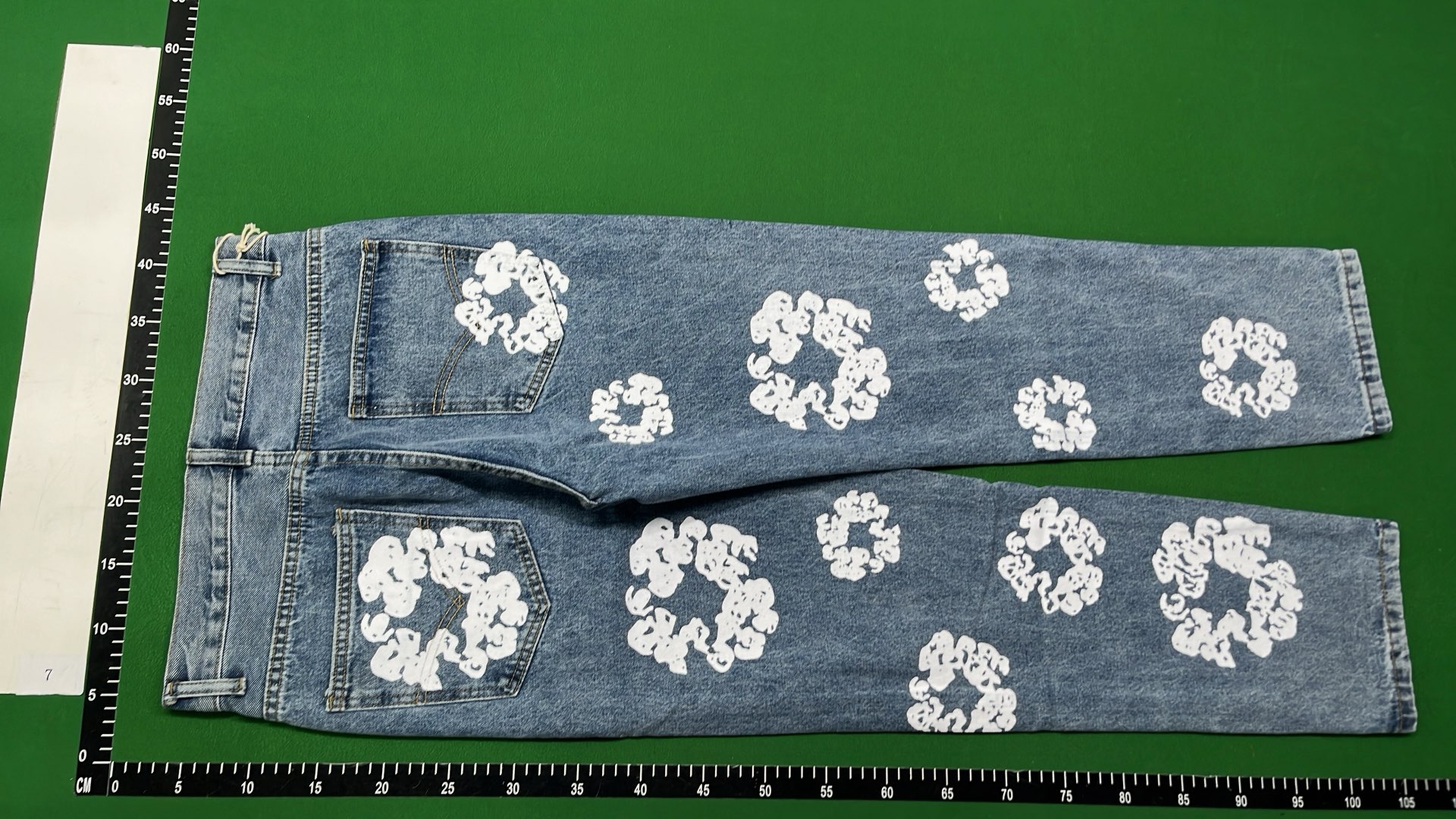 Floral Embroidered Denim Jeans for Women