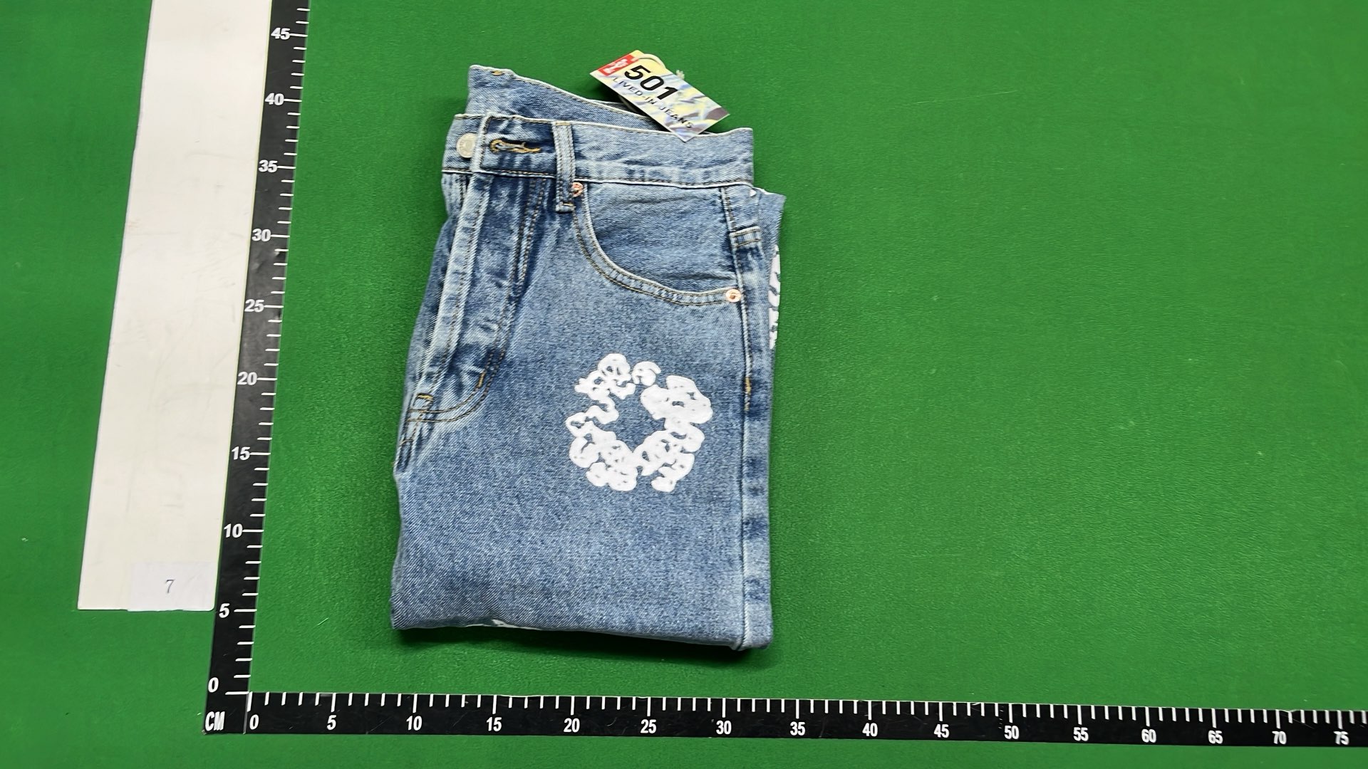 Floral Embroidered Denim Jeans for Women