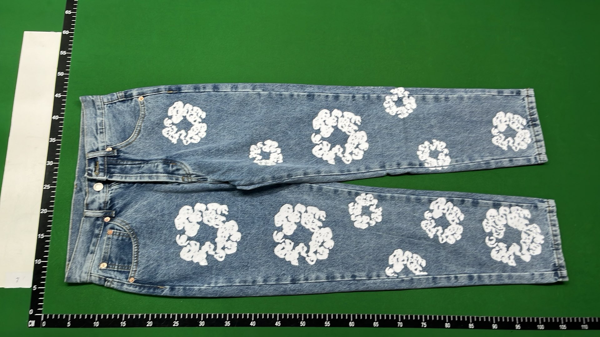 Floral Embroidered Denim Jeans for Women