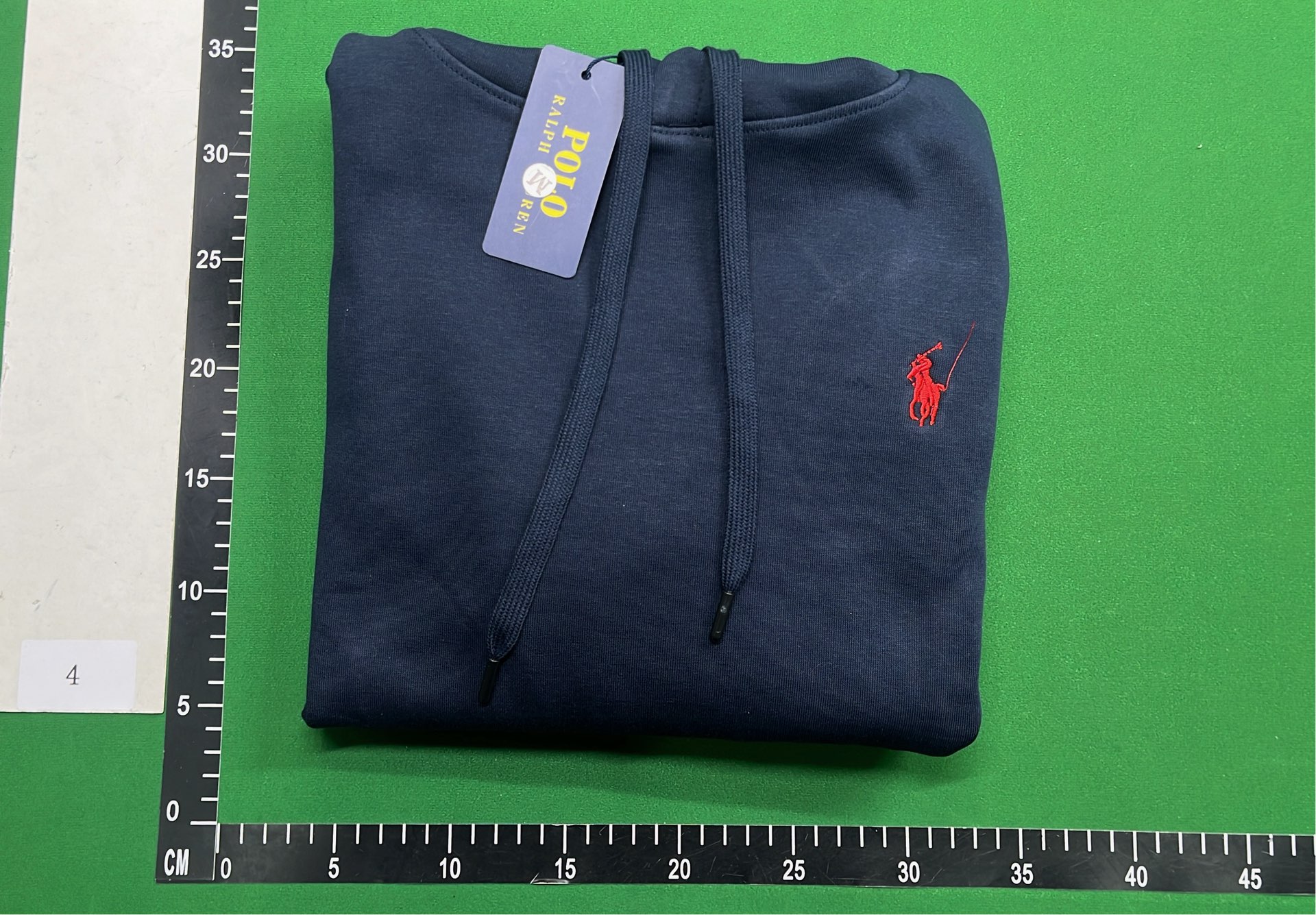 Black Full-Zip Hoodie with Pony Logo