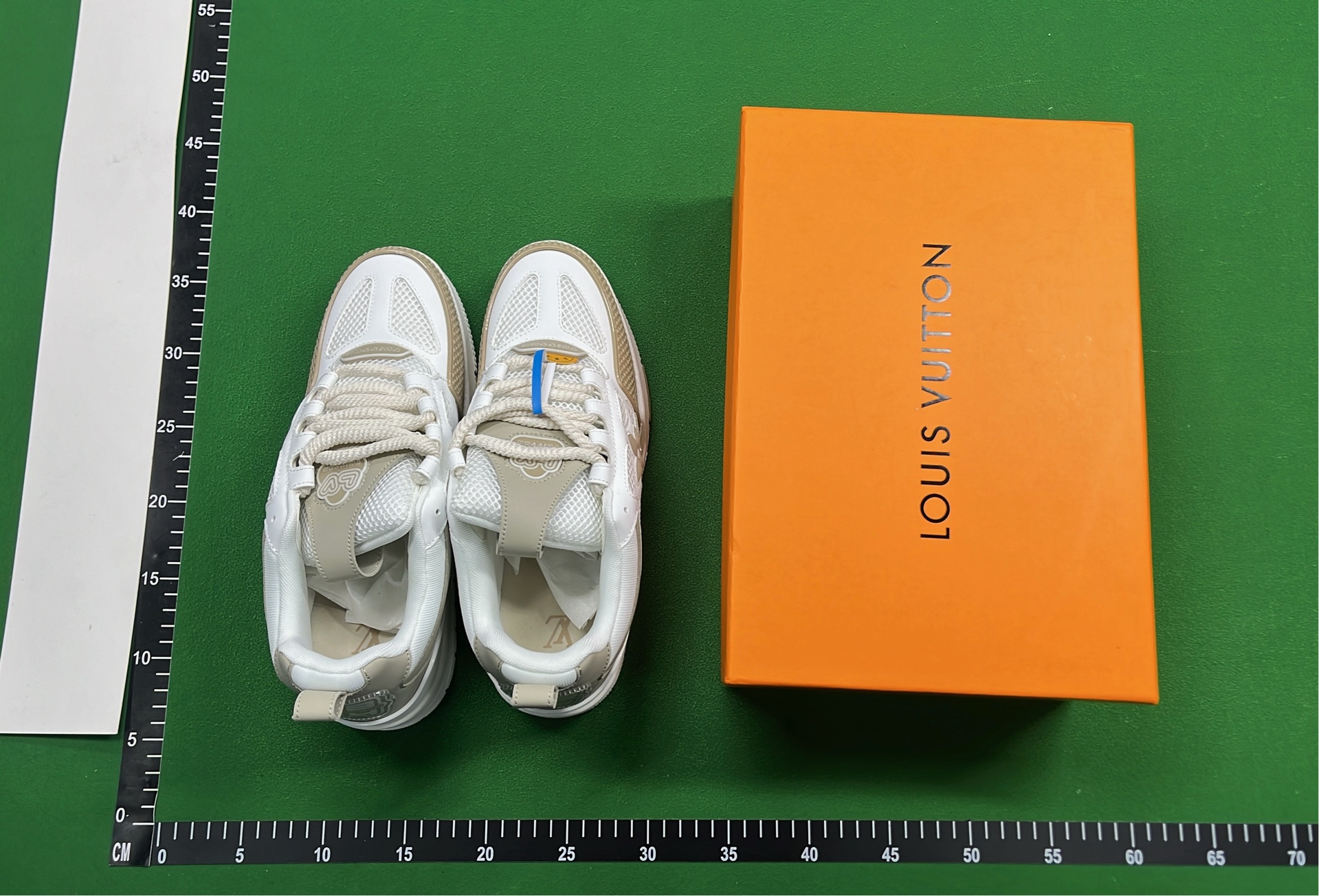 Blue LV Trainer Sneakers for Men
