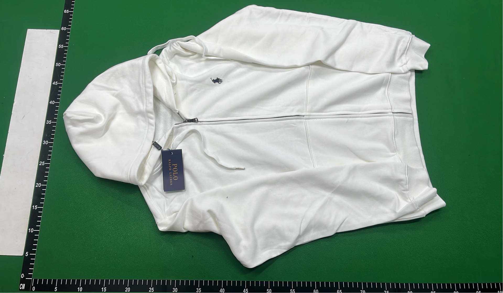 Polo Ralph Lauren Black Zip-Up Hoodie with Pony Logo